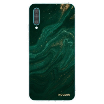 Picasee silikonski prozorni ovitek za Samsung Galaxy A30s A307F - Green