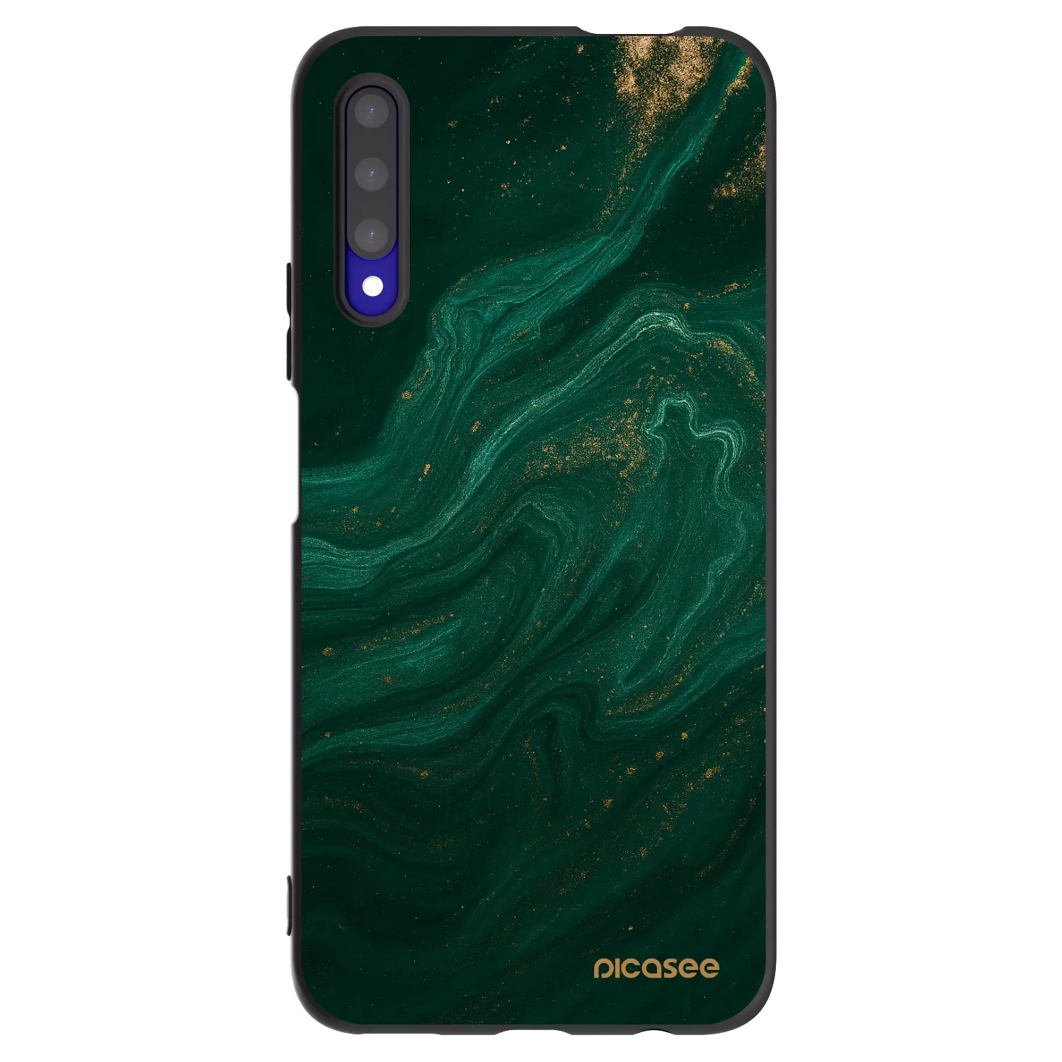 Picasee silikonski črni ovitek za Honor 9X Pro - Green