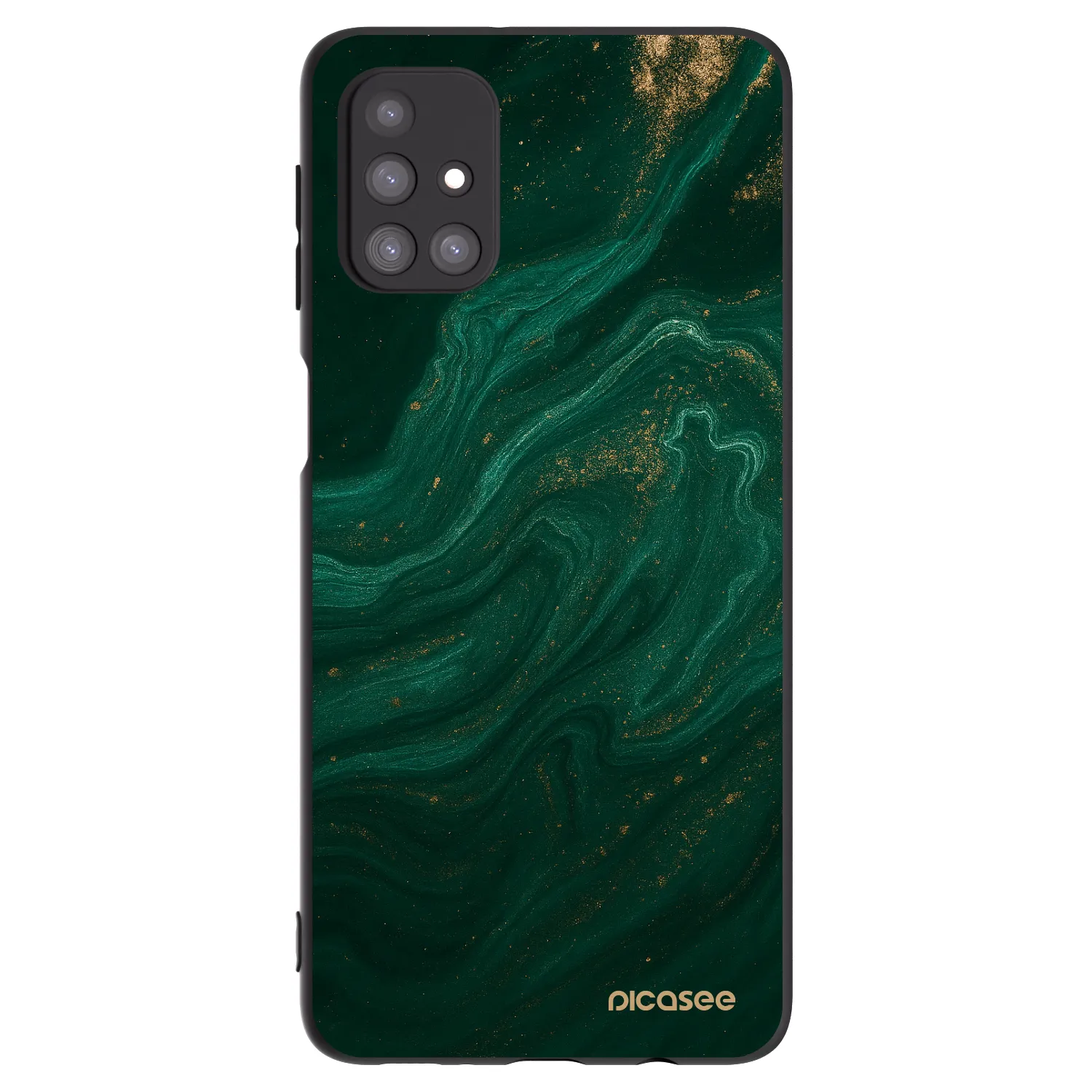 Picasee silikonski črni ovitek za Samsung Galaxy M31s - Green