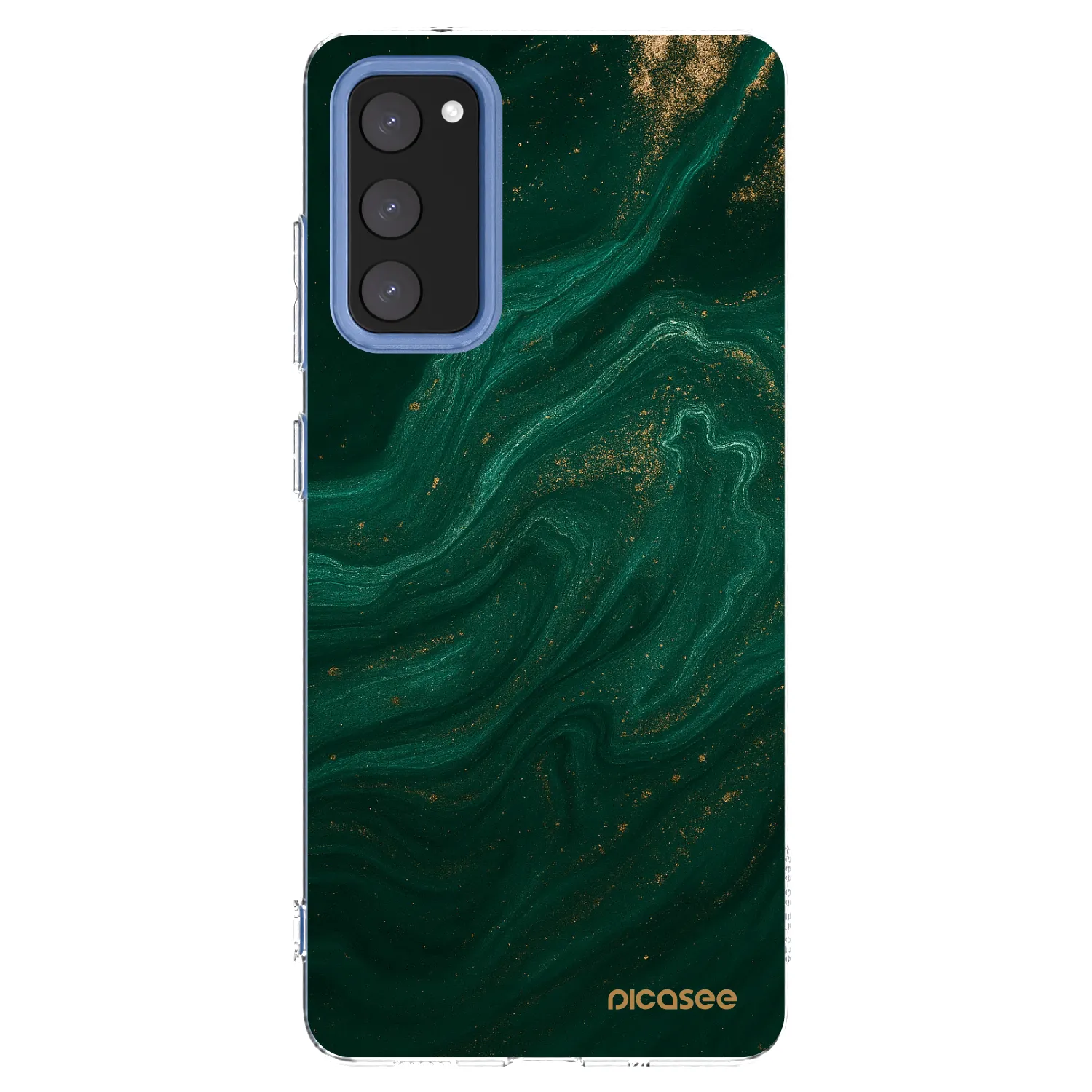 Picasee silikonski prozorni ovitek za Samsung Galaxy S20 FE - Green
