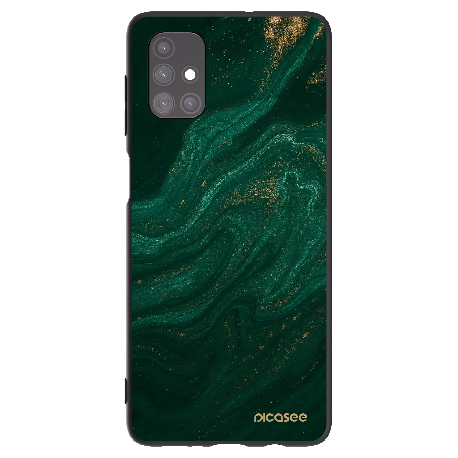 Picasee silikonski črni ovitek za Samsung Galaxy M51 M515F - Green