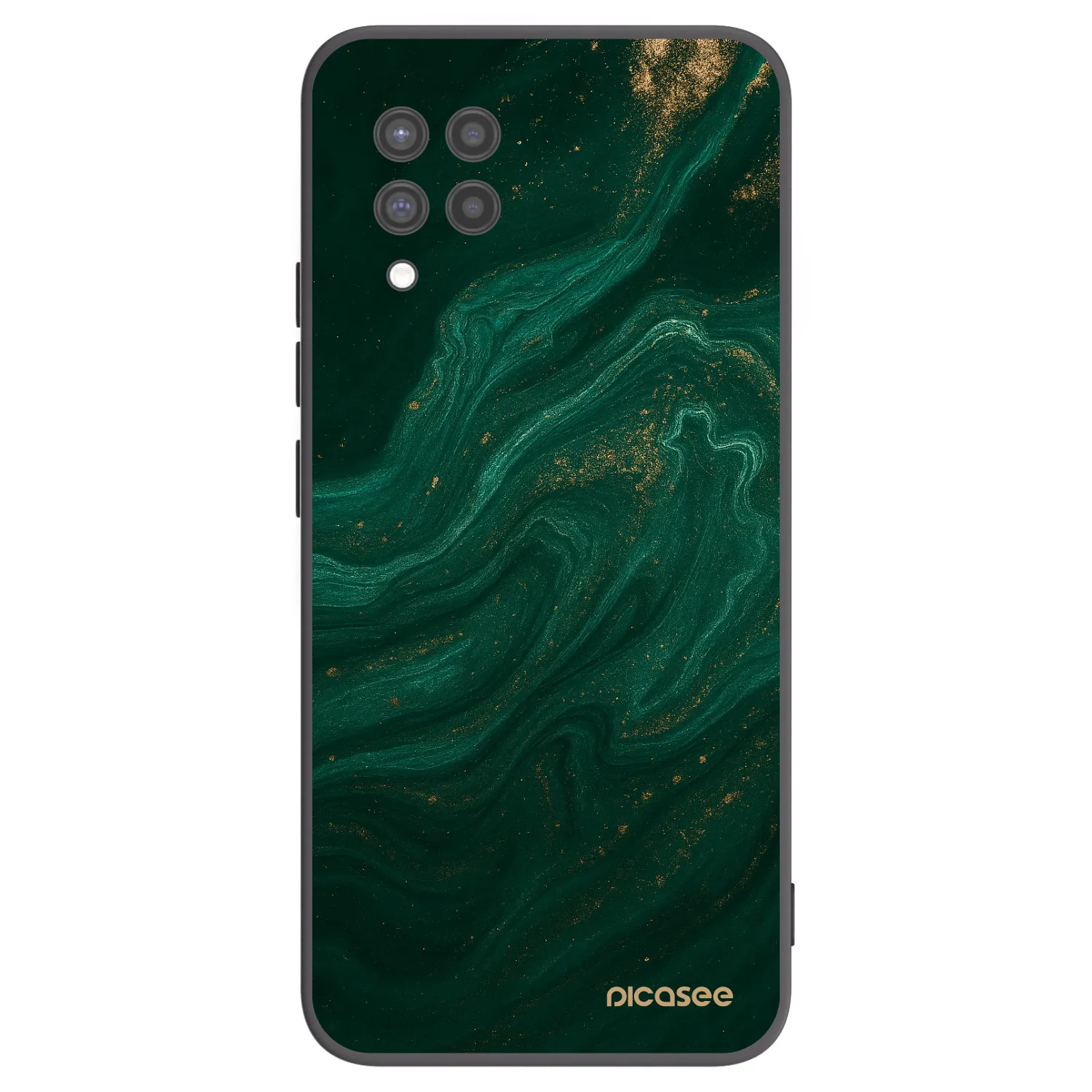 Picasee silikonski črni ovitek za Samsung Galaxy A42 A426B - Green