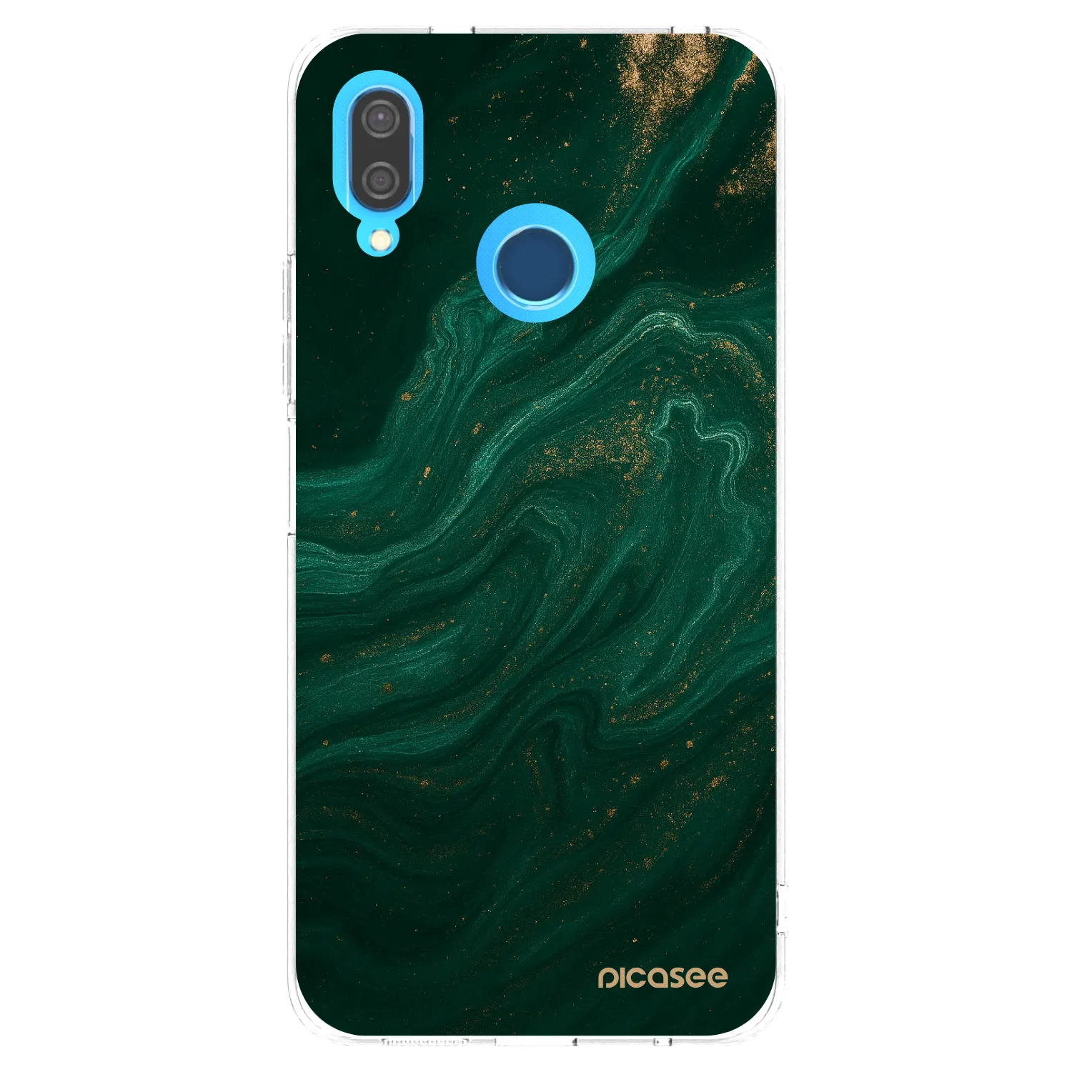 Picasee silikonski prozorni ovitek za Huawei P20 Lite - Green