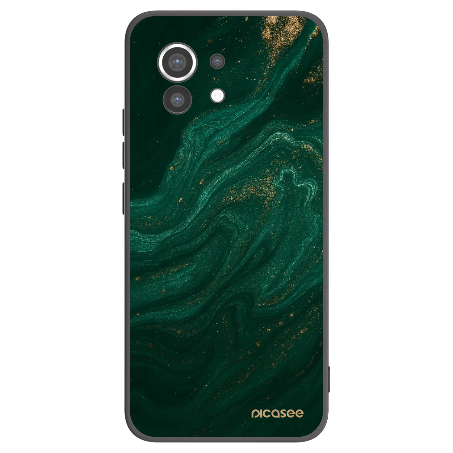 Picasee silikonski črni ovitek za Xiaomi Mi 11 - Green