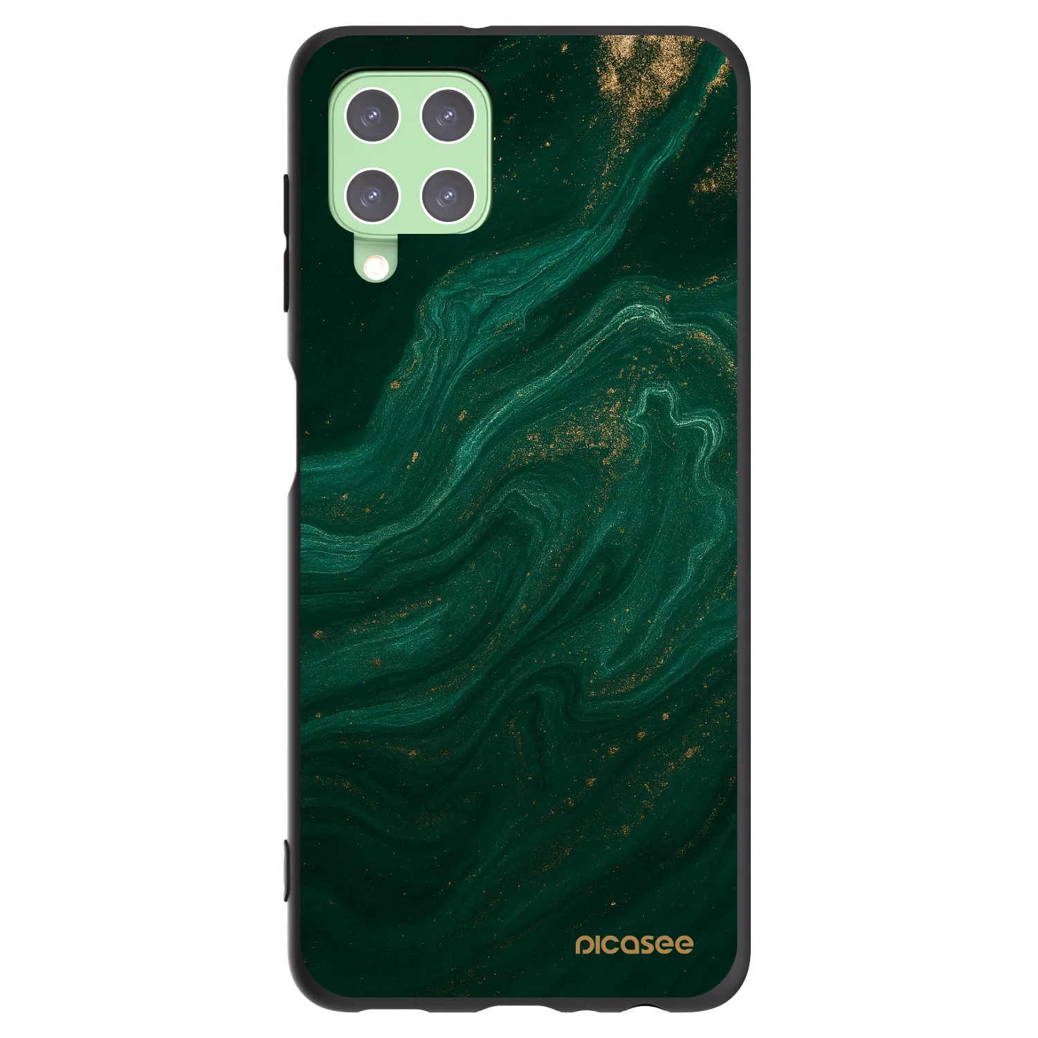 Picasee silikonski črni ovitek za Samsung Galaxy A22 A225F 4G - Green
