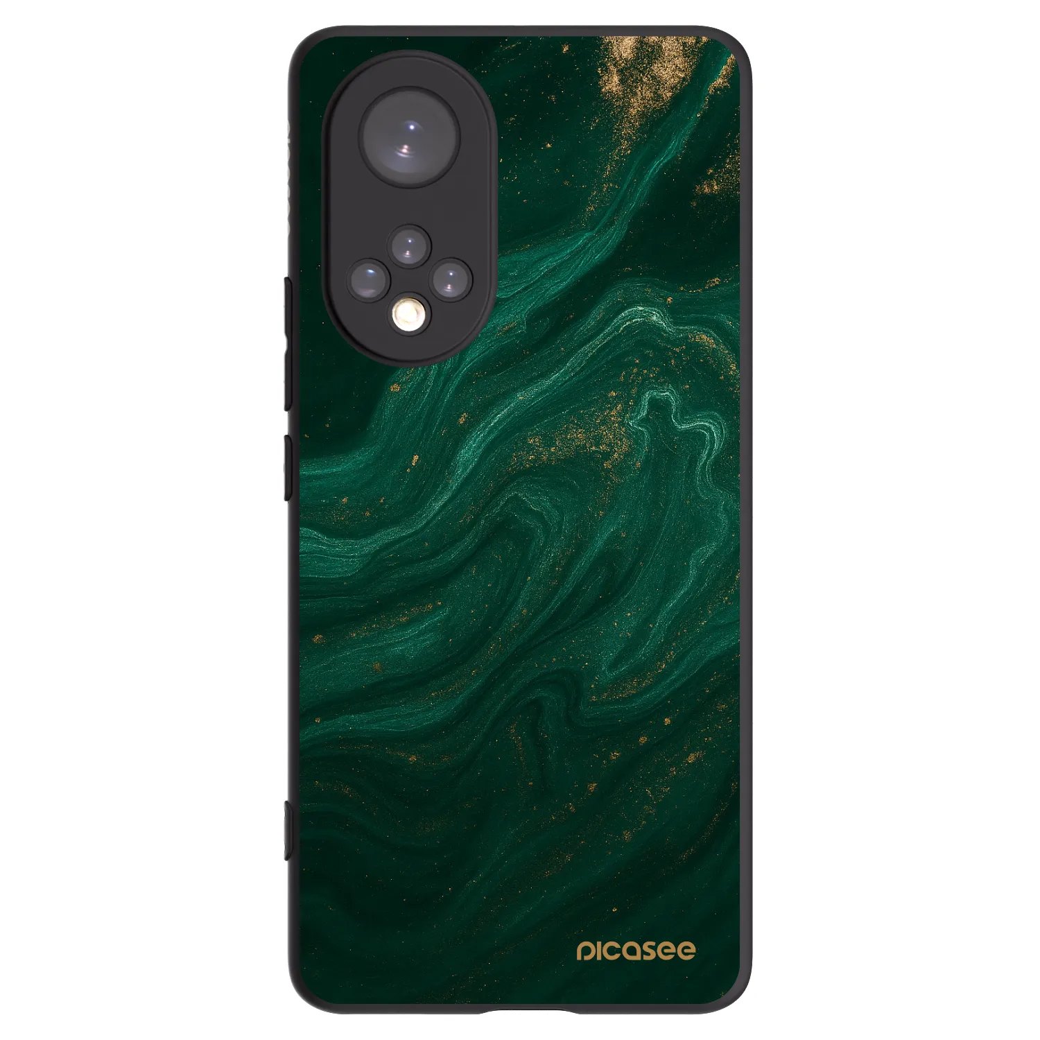 Picasee silikonski črni ovitek za Honor 50 5G - Green