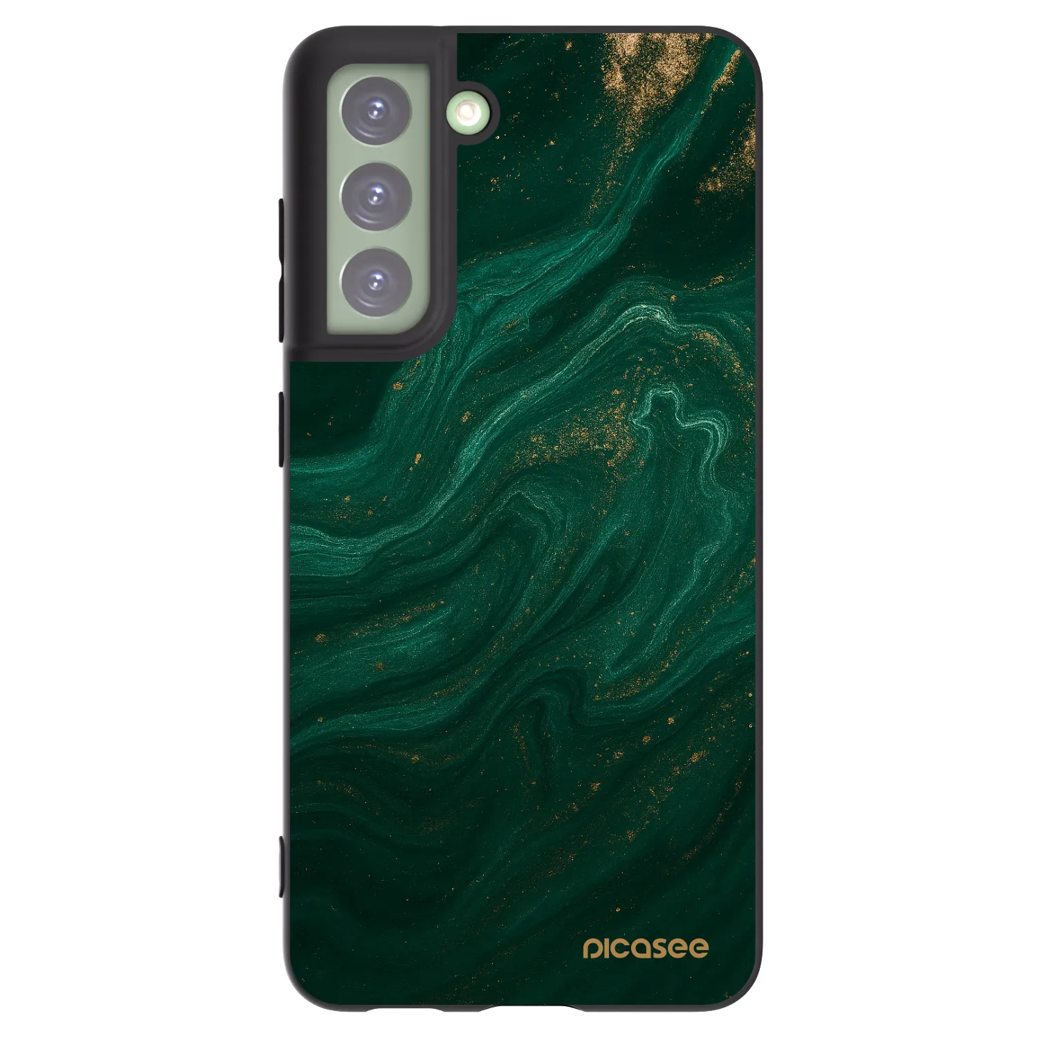 Picasee silikonski črni ovitek za Samsung Galaxy S21 FE 5G - Green