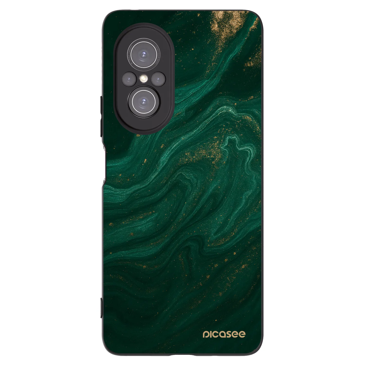 Picasee silikonski črni ovitek za Huawei Nova 9 SE - Green