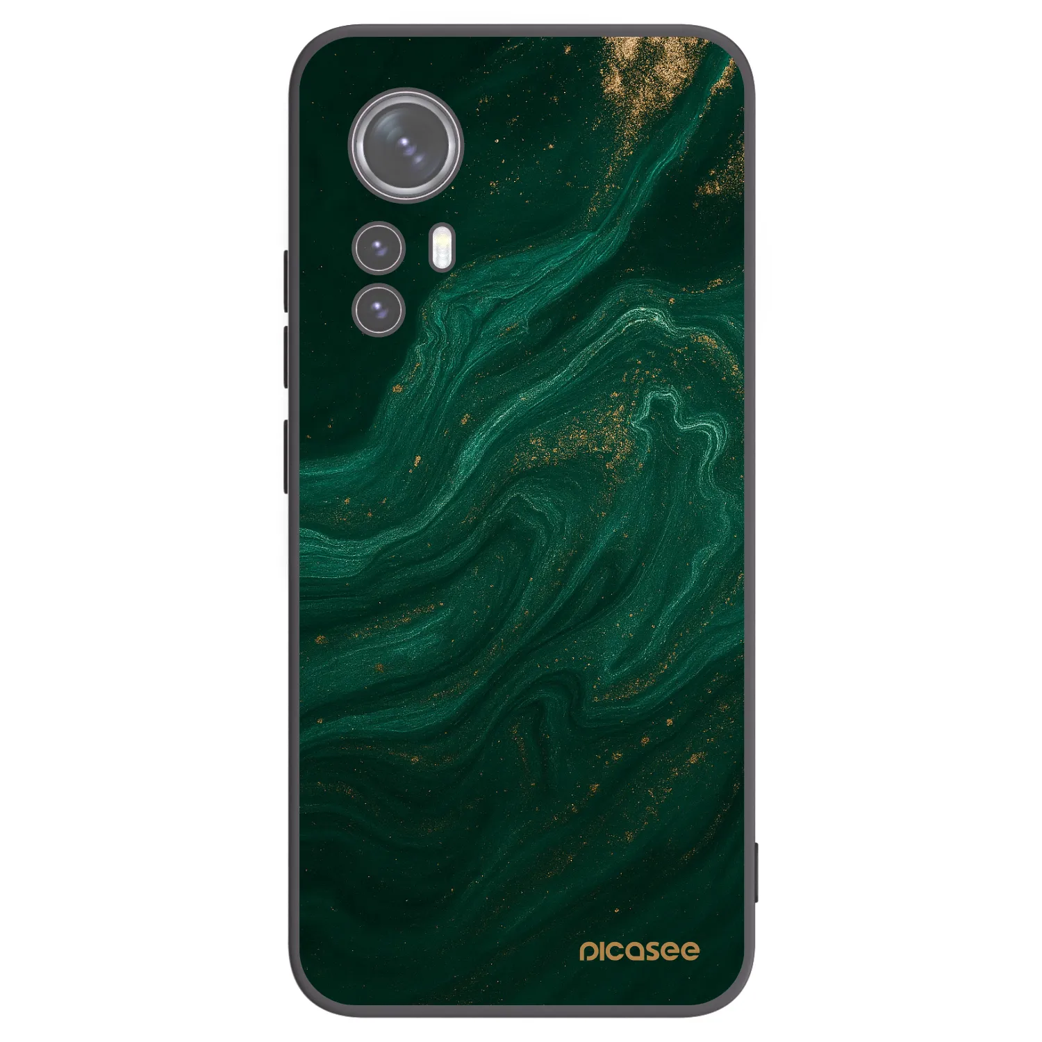 Picasee silikonski črni ovitek za Xiaomi 12 - Green