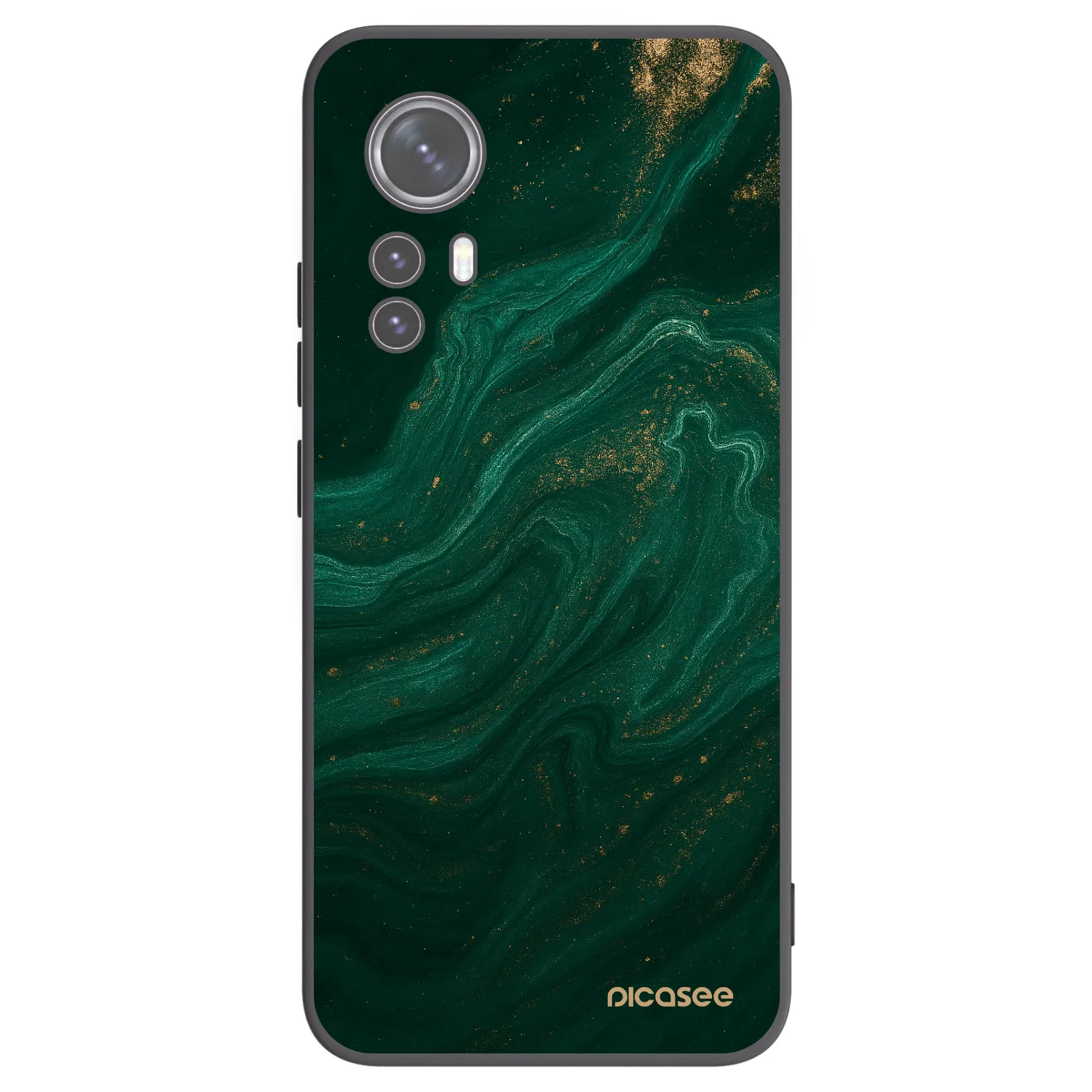 Picasee silikonski črni ovitek za Xiaomi 12X - Green