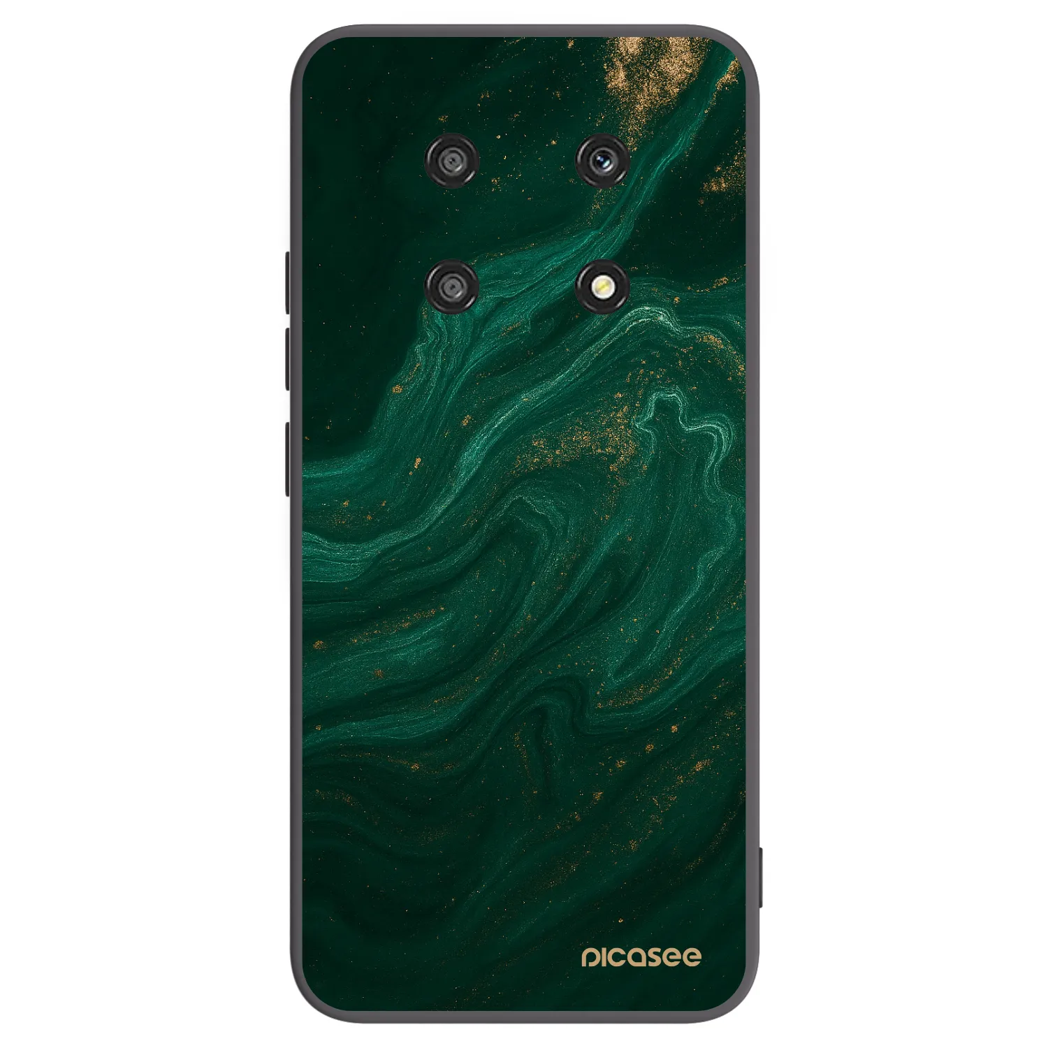 Picasee silikonski črni ovitek za Honor Magic4 Lite 5G - Green