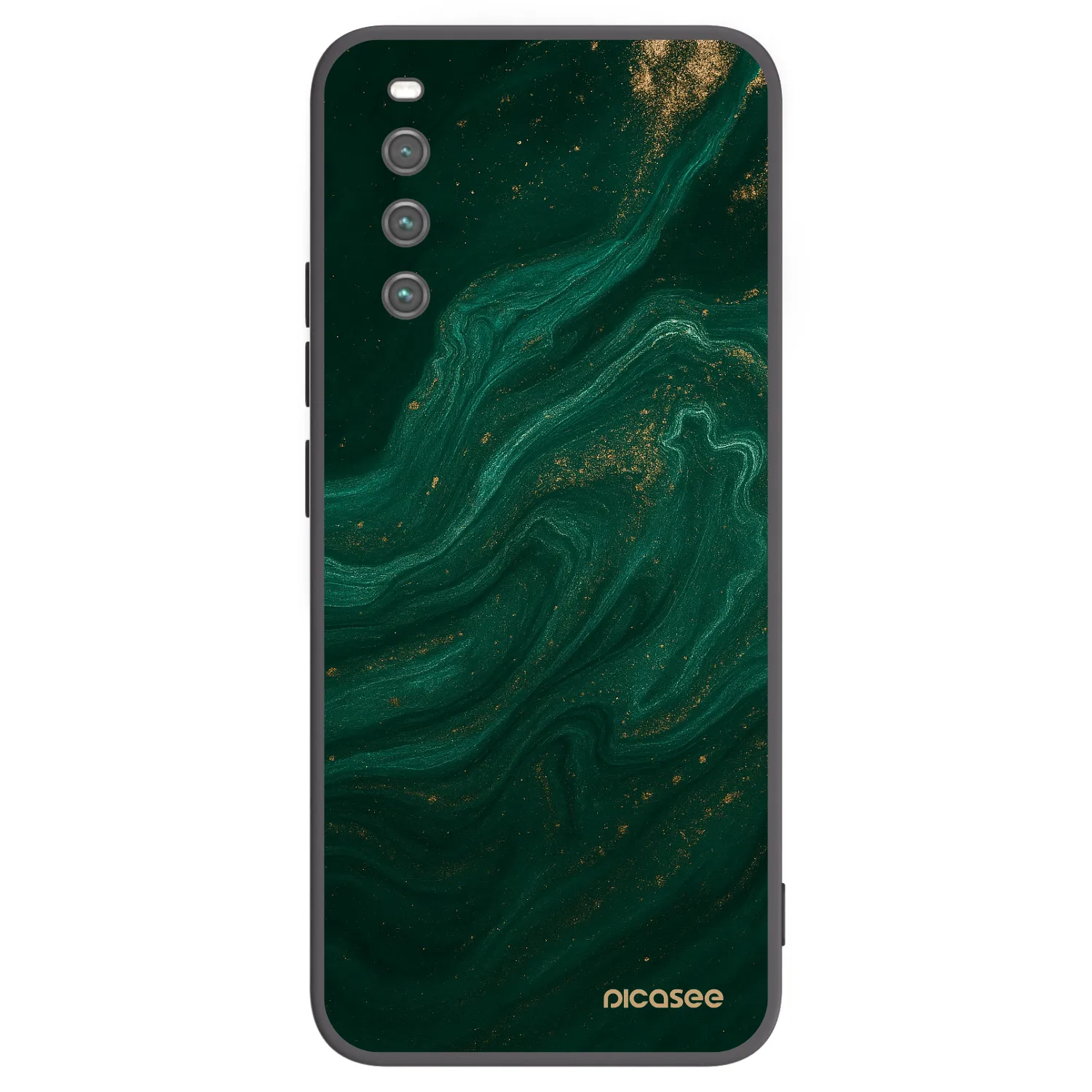 Picasee silikonski črni ovitek za Sony Xperia 10 IV 5G - Green