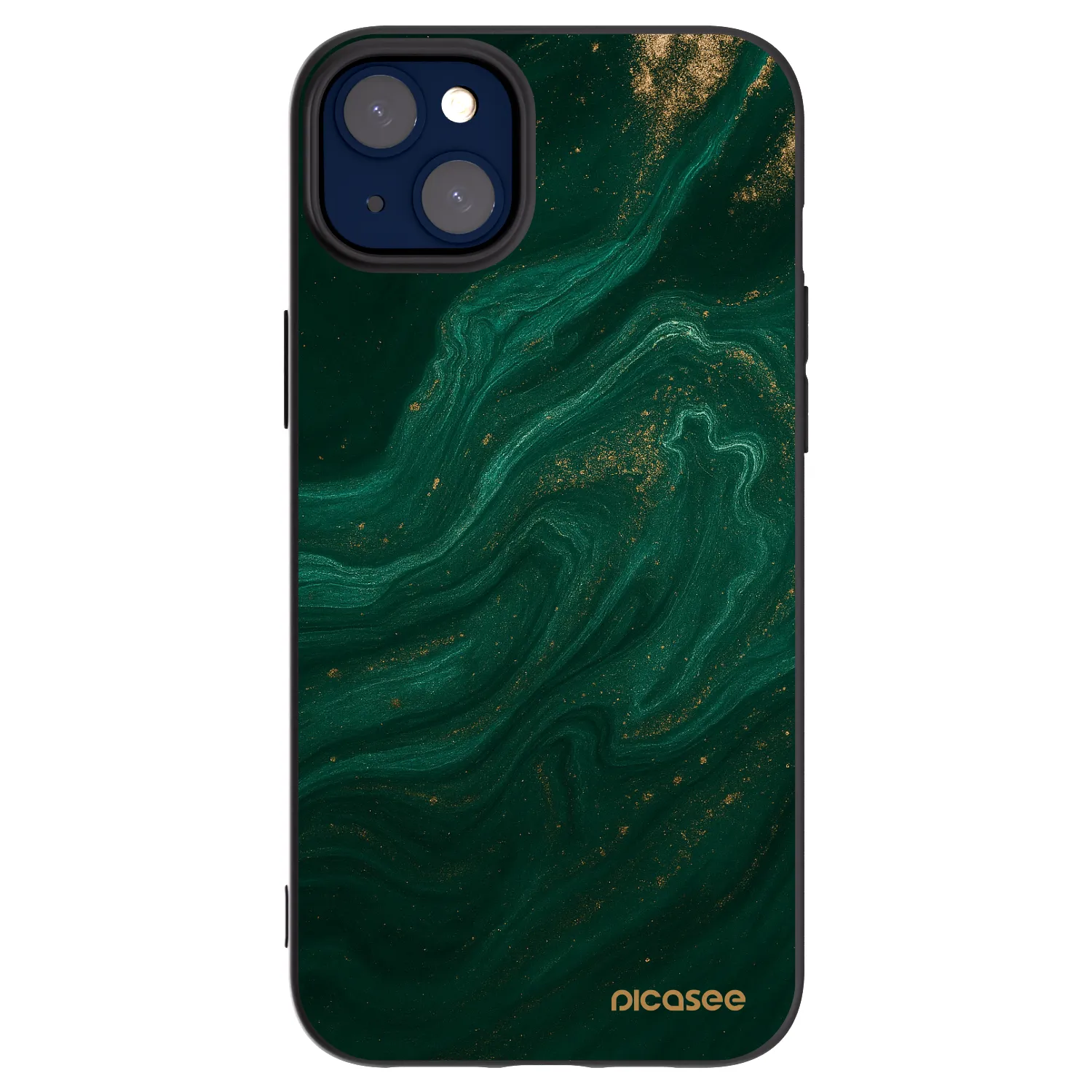 Picasee silikonski črni ovitek za Apple iPhone 14 Plus - Green