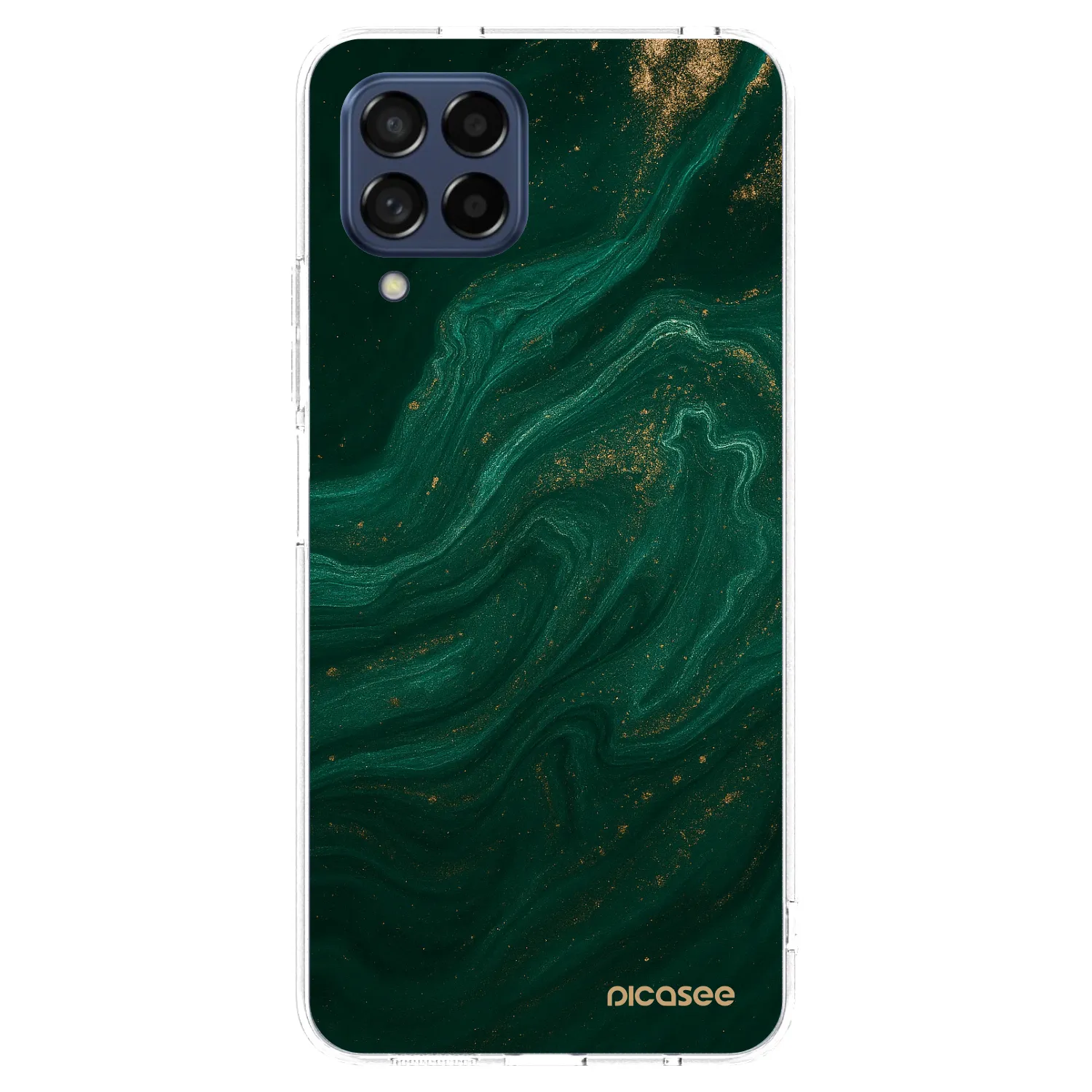 Picasee silikonski prozorni ovitek za Samsung Galaxy M53 5G - Green