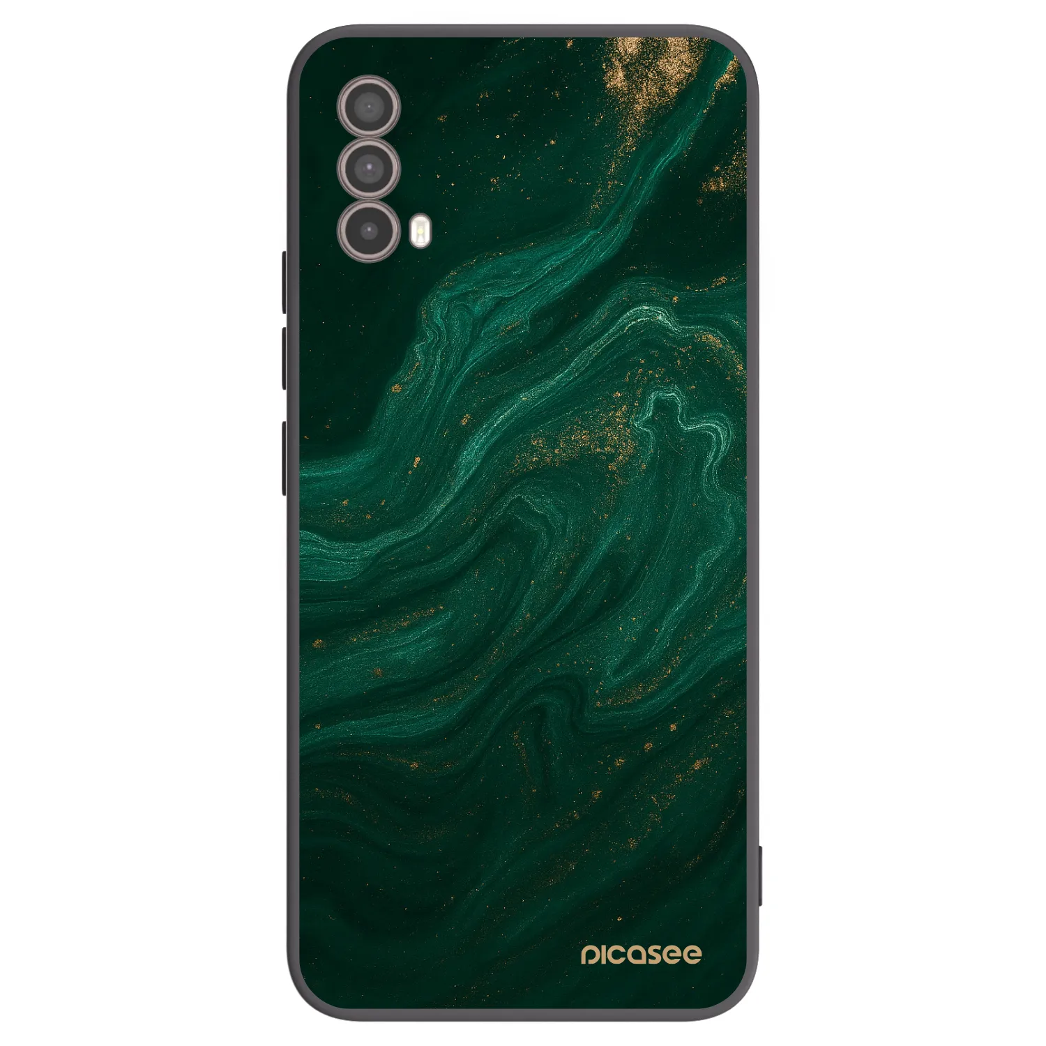 Picasee silikonski črni ovitek za Motorola Moto E40 - Green