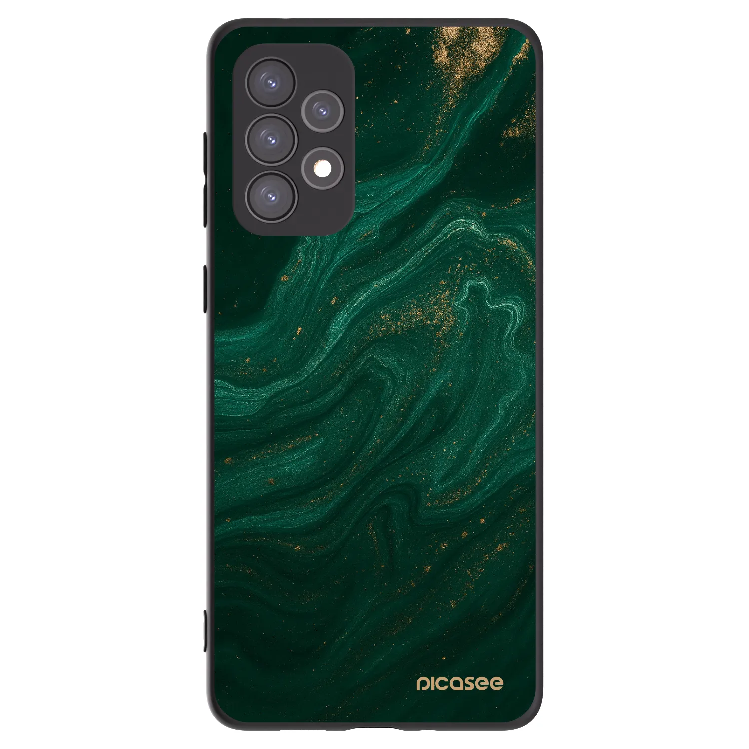 Picasee silikonski črni ovitek za Samsung Galaxy A73 5G - Green
