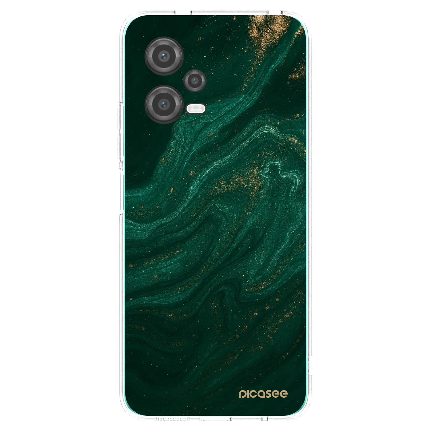Picasee silikonski prozorni ovitek za Xiaomi Poco X5 - Green