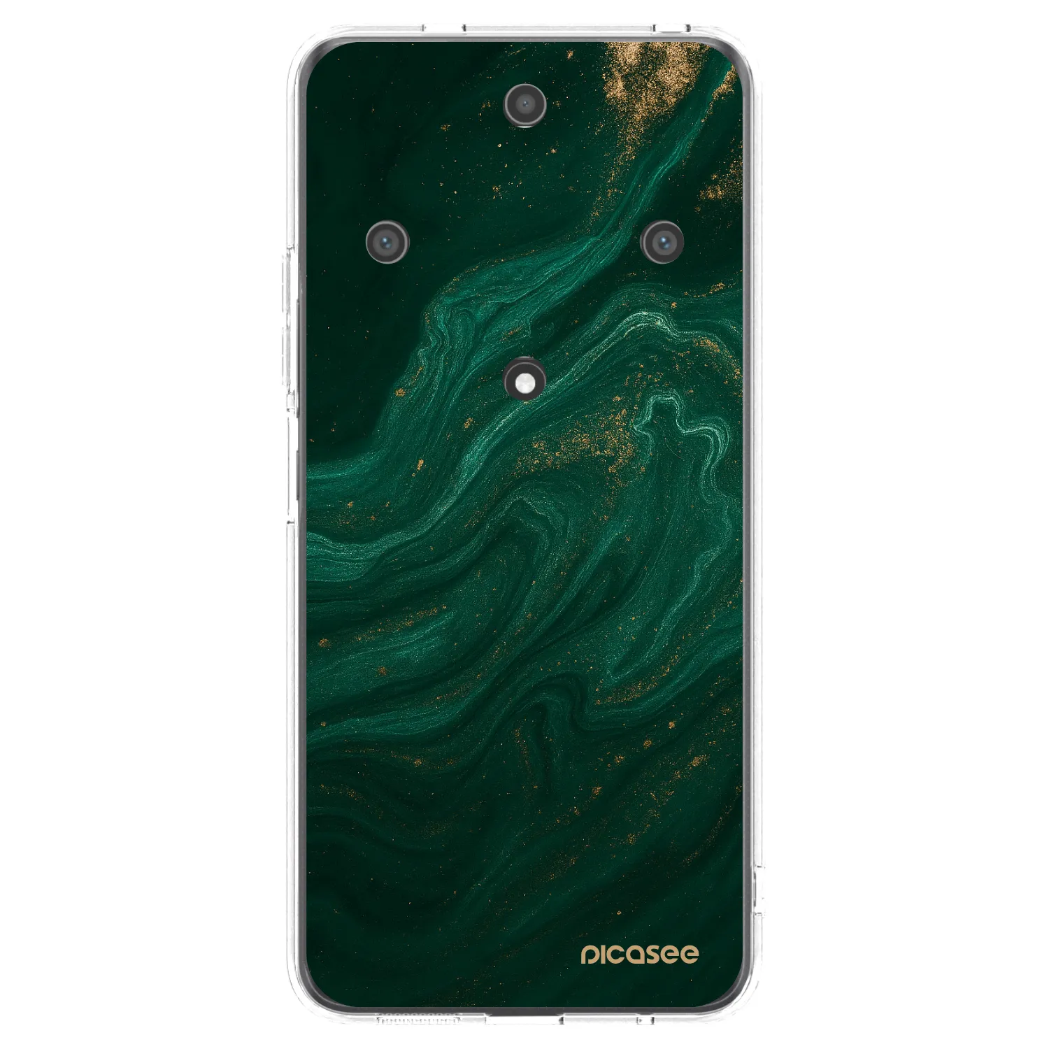 Picasee silikonski prozorni ovitek za Honor Magic5 Lite 5G - Green