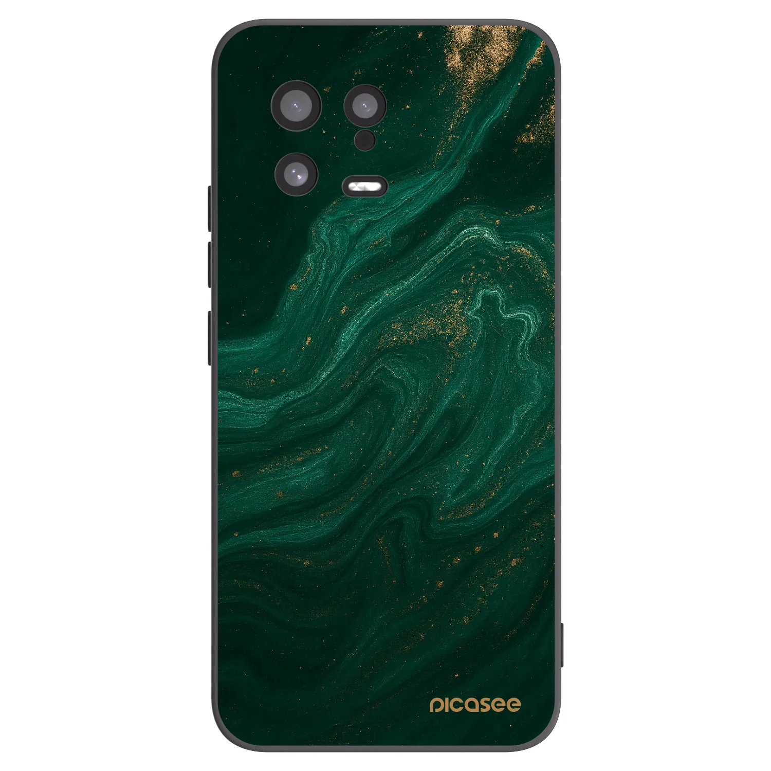Picasee silikonski črni ovitek za Xiaomi 13 - Green