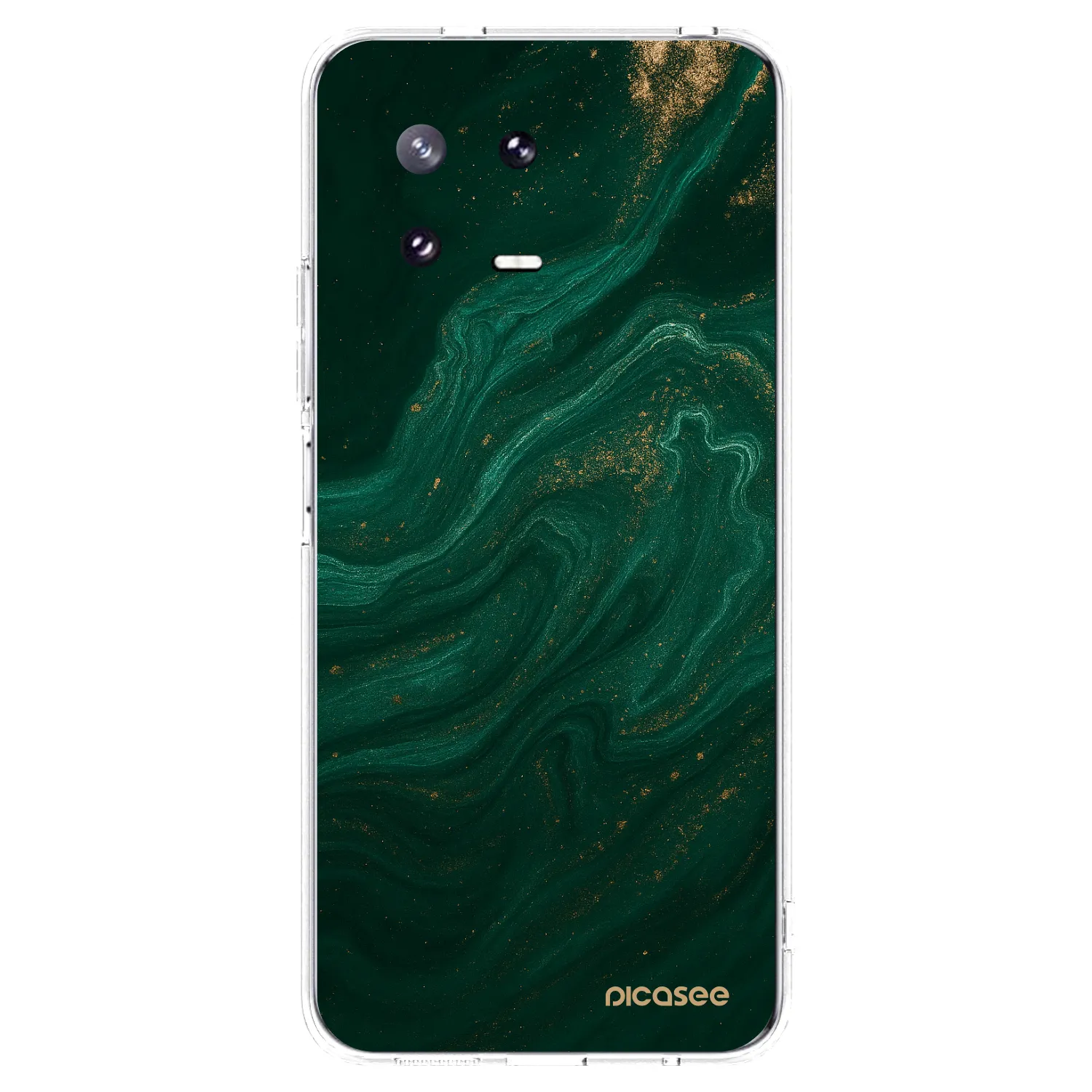 Picasee silikonski prozorni ovitek za Xiaomi 13 Pro - Green