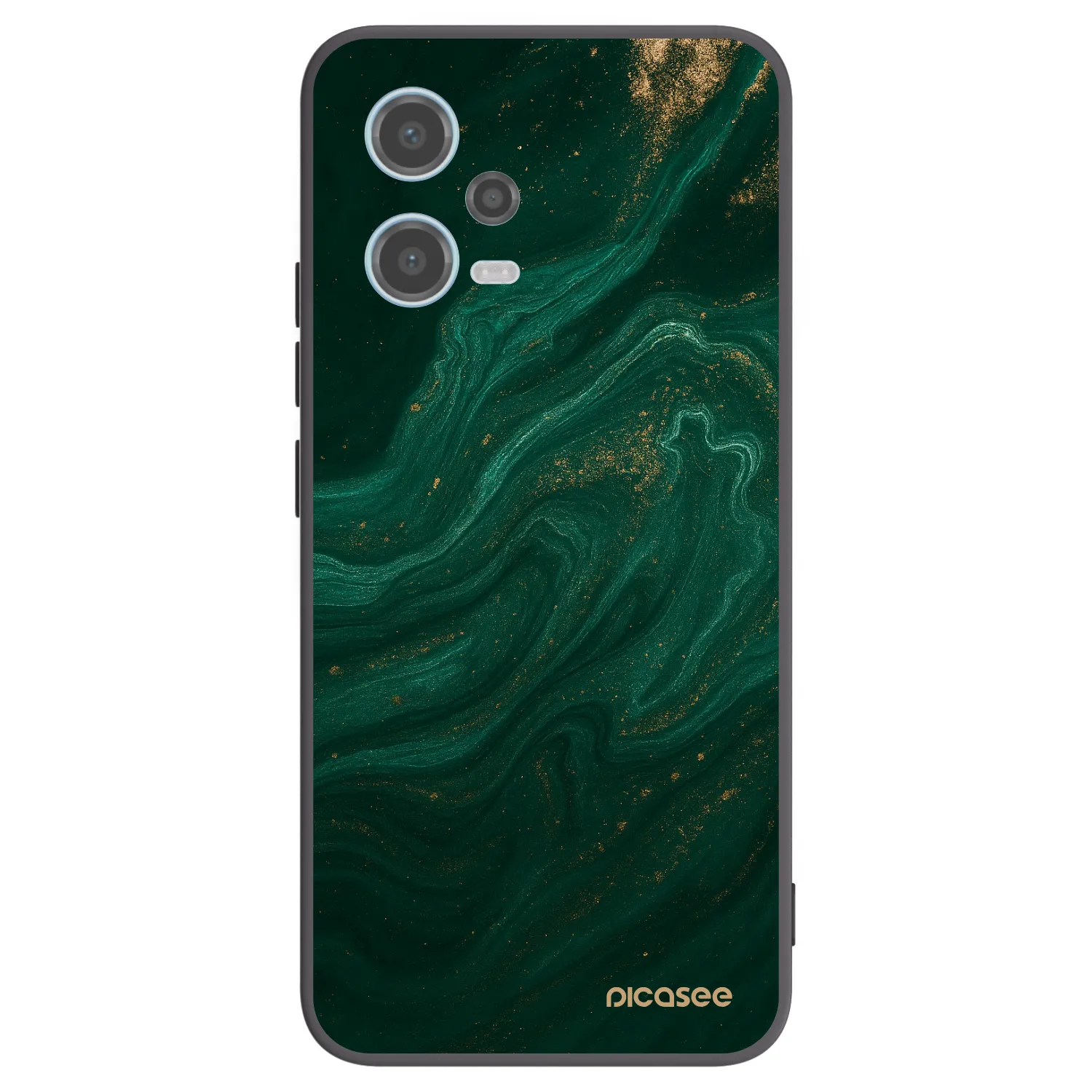 Picasee silikonski črni ovitek za Xiaomi Redmi Note 12 5G - Green