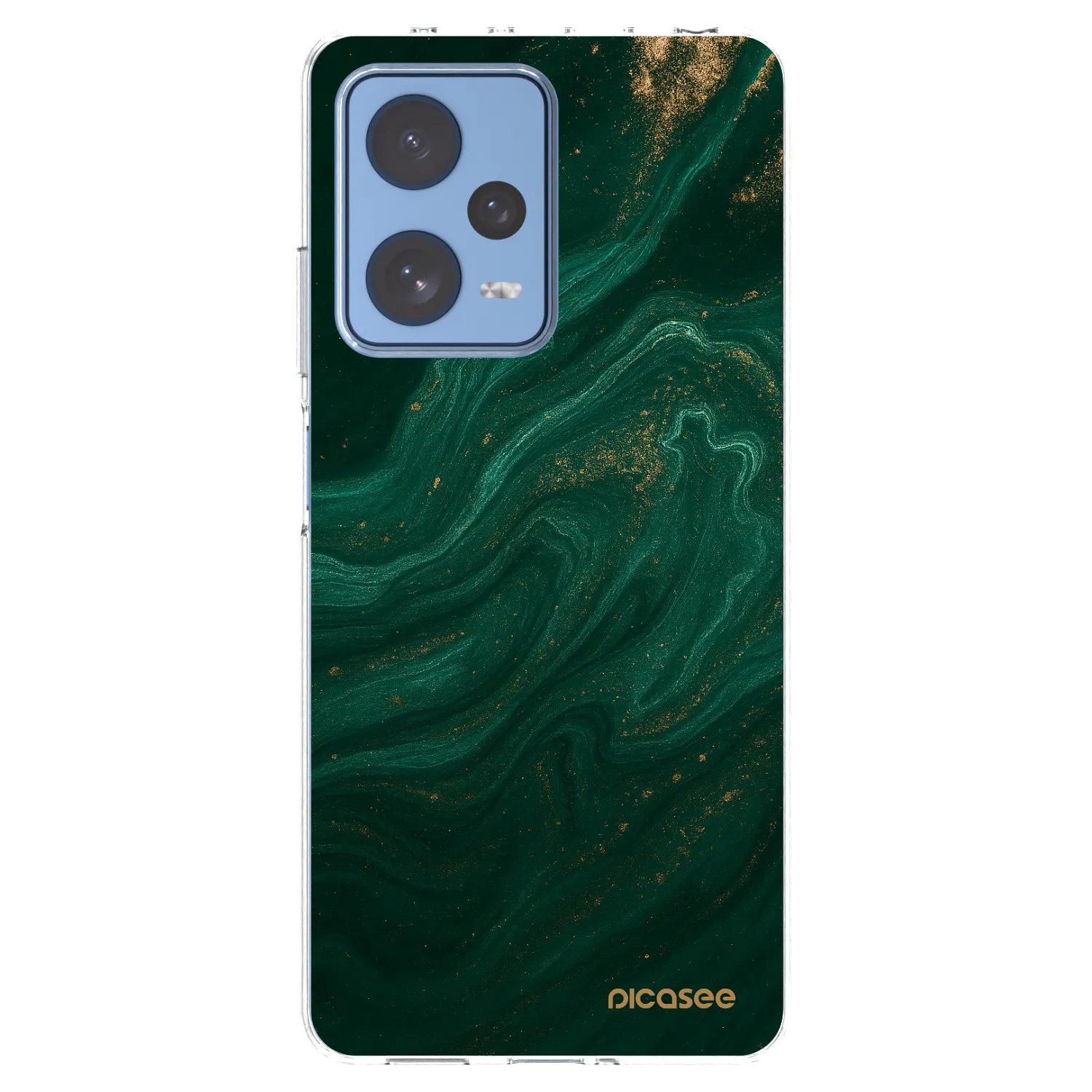 Picasee silikonski prozorni ovitek za Xiaomi Redmi Note 12 Pro 5G - Green