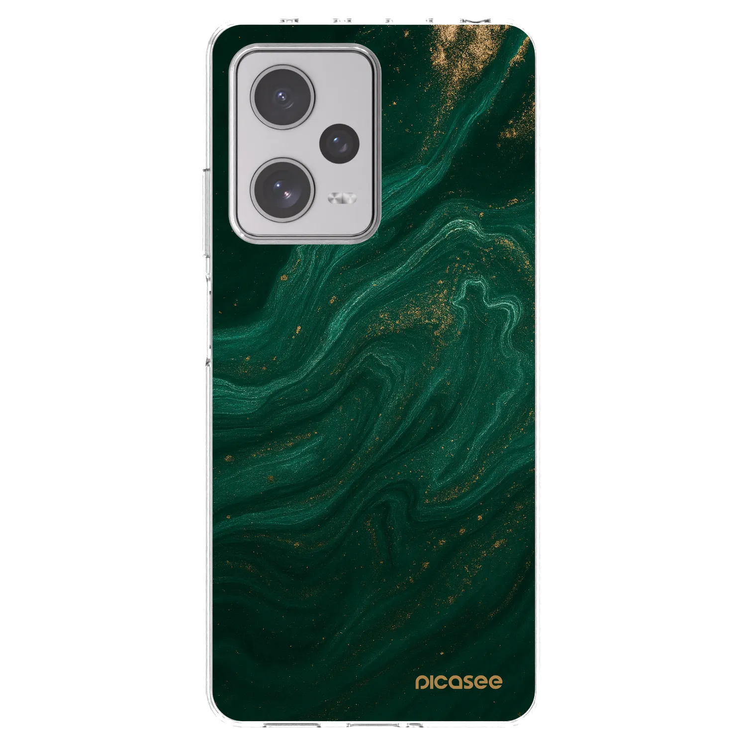 Picasee silikonski prozorni ovitek za Xiaomi Redmi Note 12 Pro+ 5G - Green