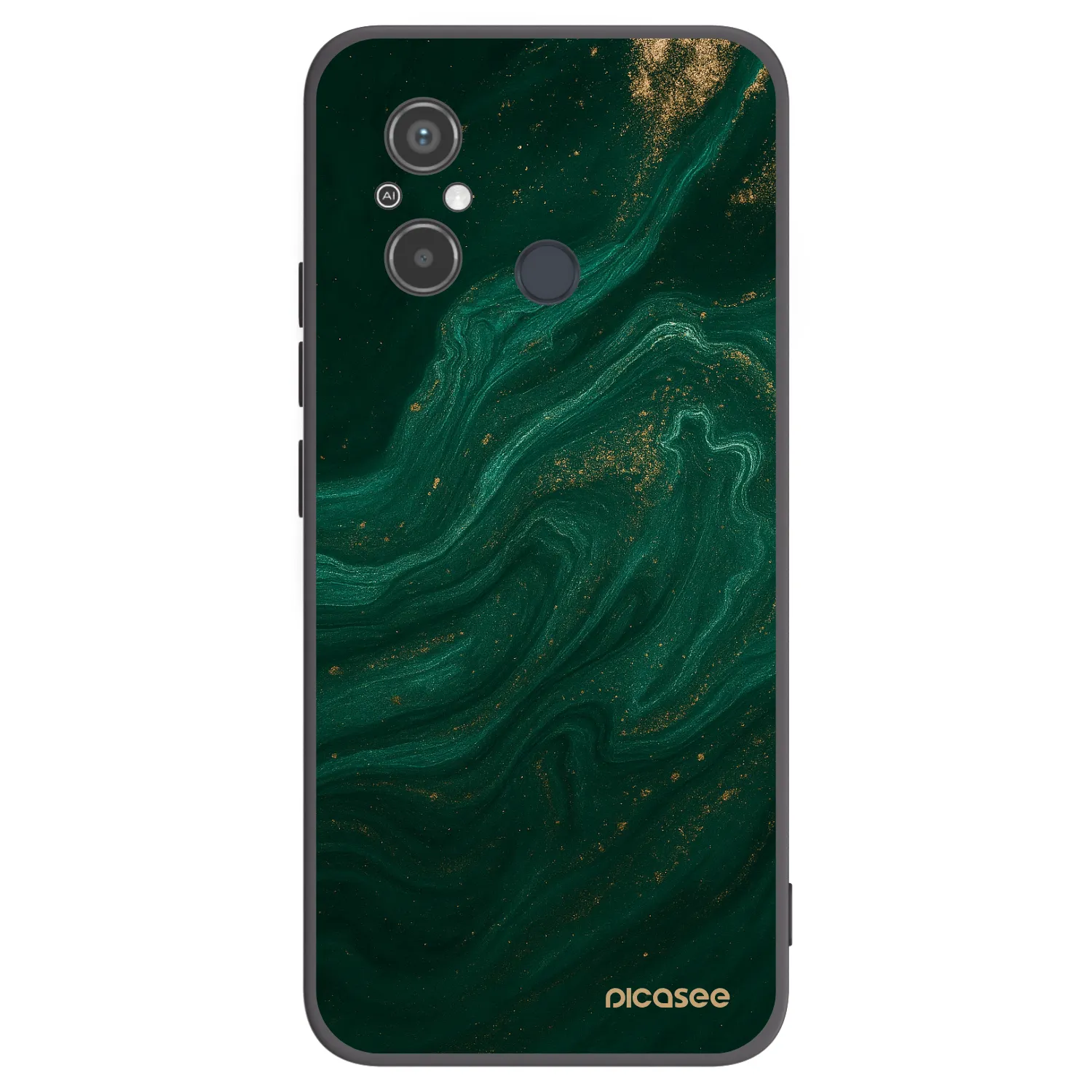 Picasee silikonski črni ovitek za Xiaomi Redmi 12C - Green