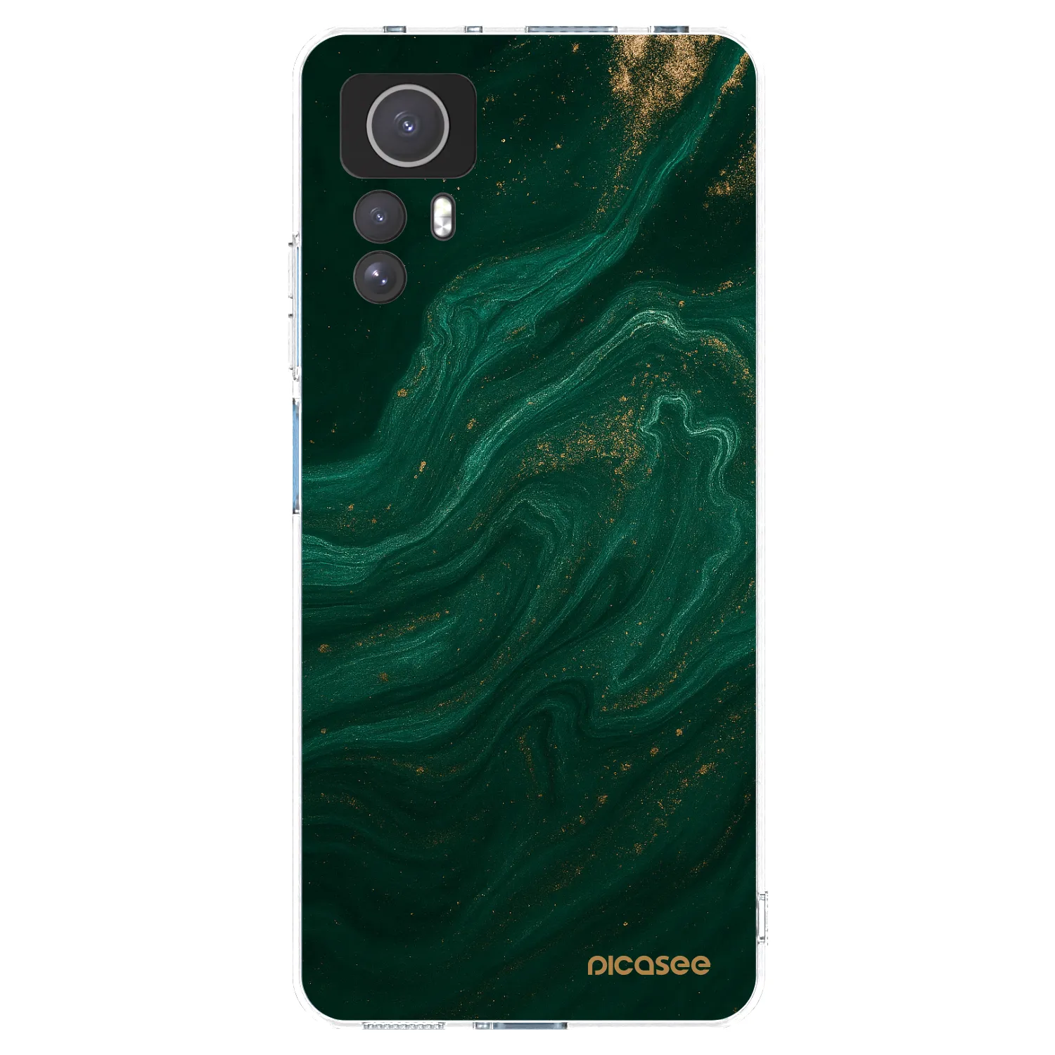 Picasee silikonski prozorni ovitek za Xiaomi Redmi Note 12S - Green