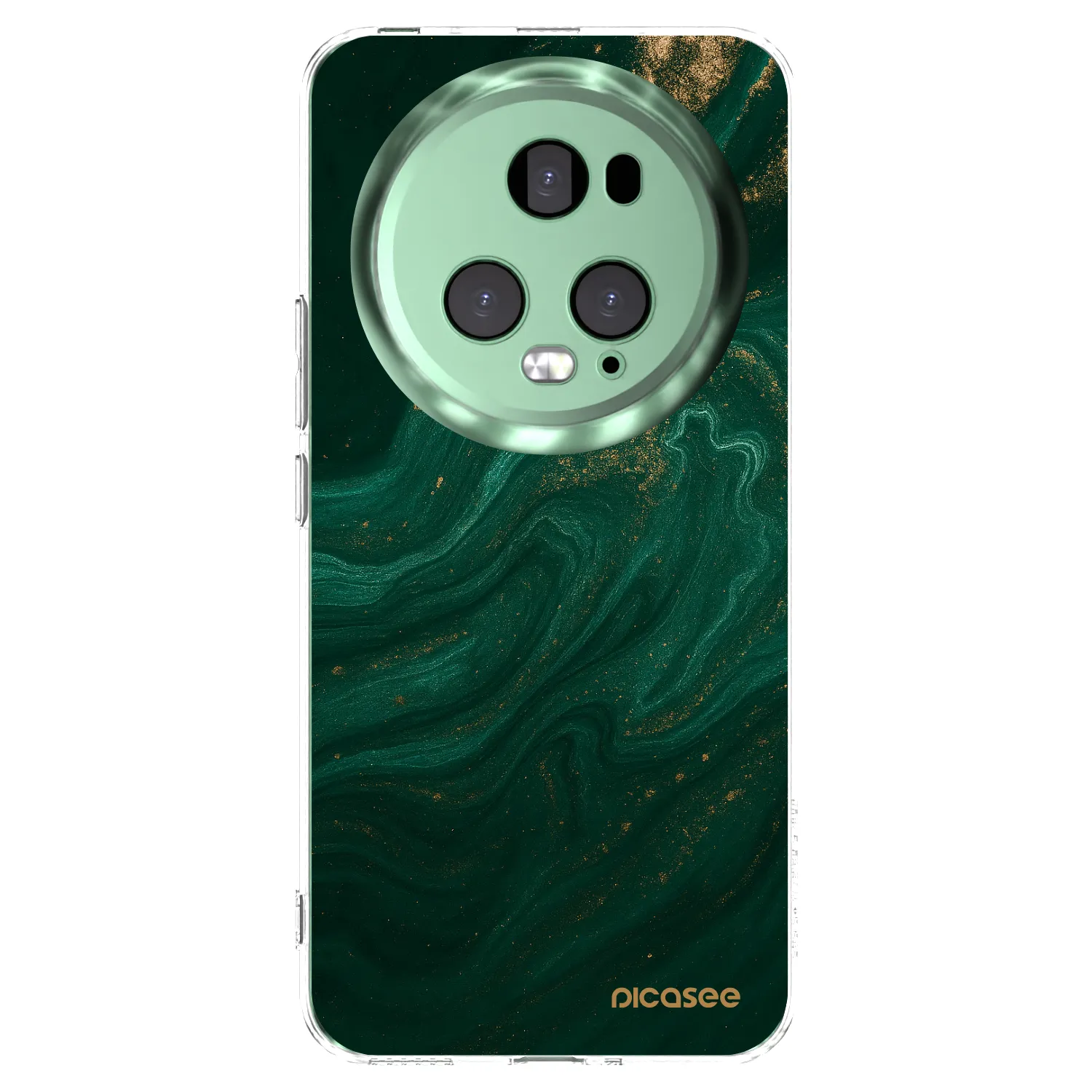 Picasee silikonski prozorni ovitek za Honor Magic5 Pro - Green