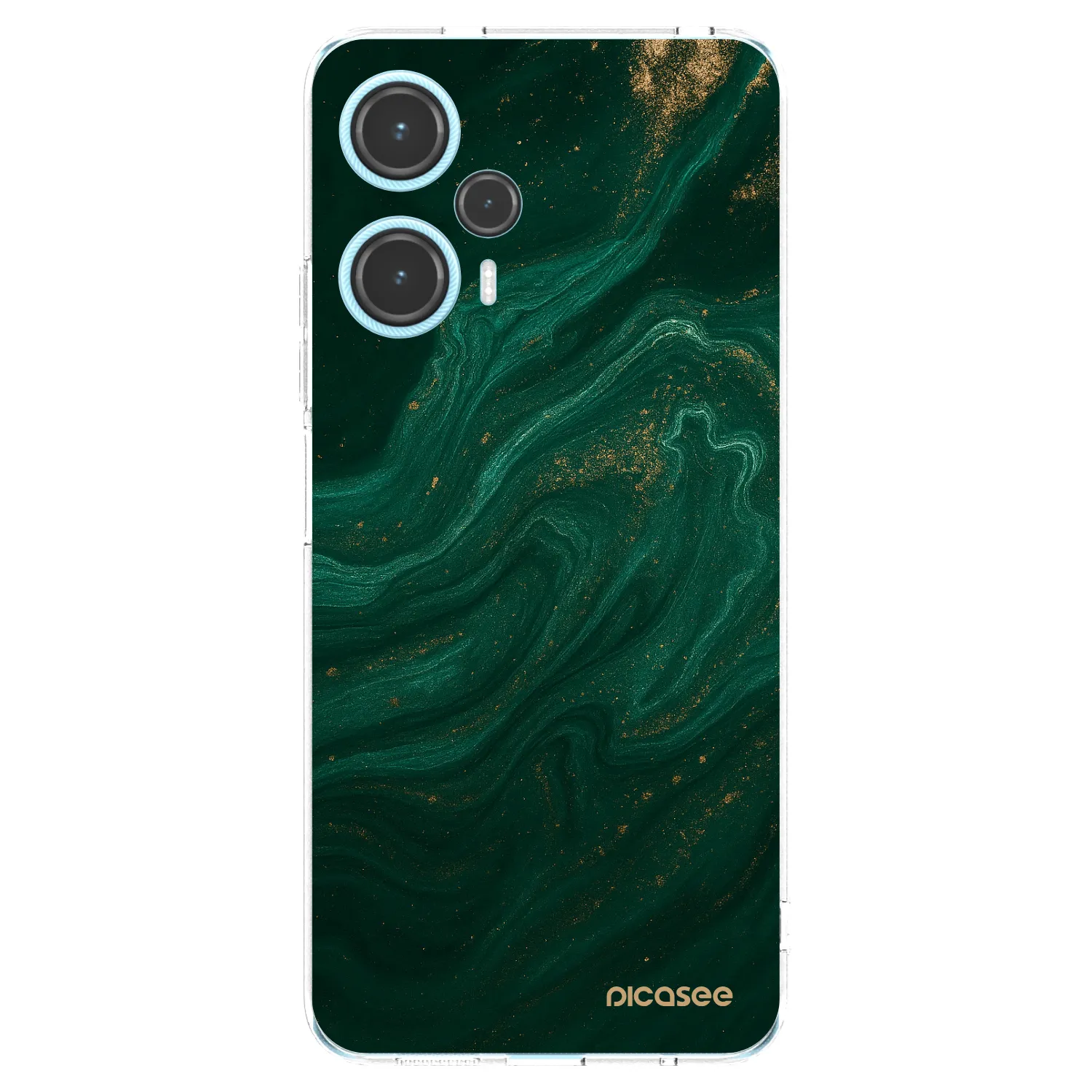 Picasee silikonski prozorni ovitek za Xiaomi Poco F5 - Green