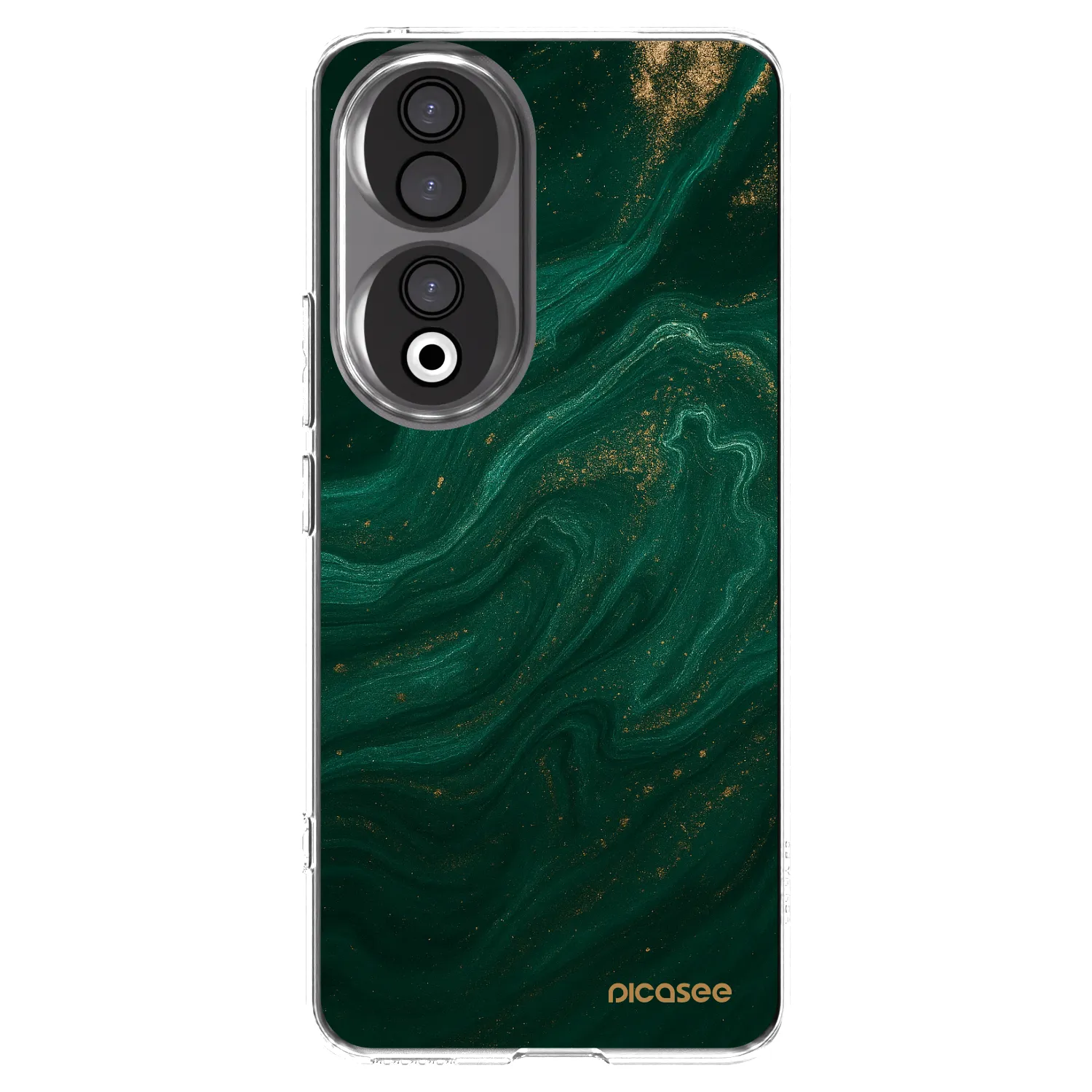 Picasee silikonski prozorni ovitek za Honor 90 5G - Green
