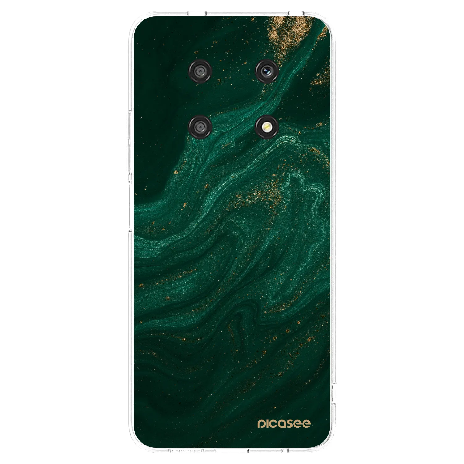 Picasee silikonski prozorni ovitek za Honor Magic4 Lite 5G - Green