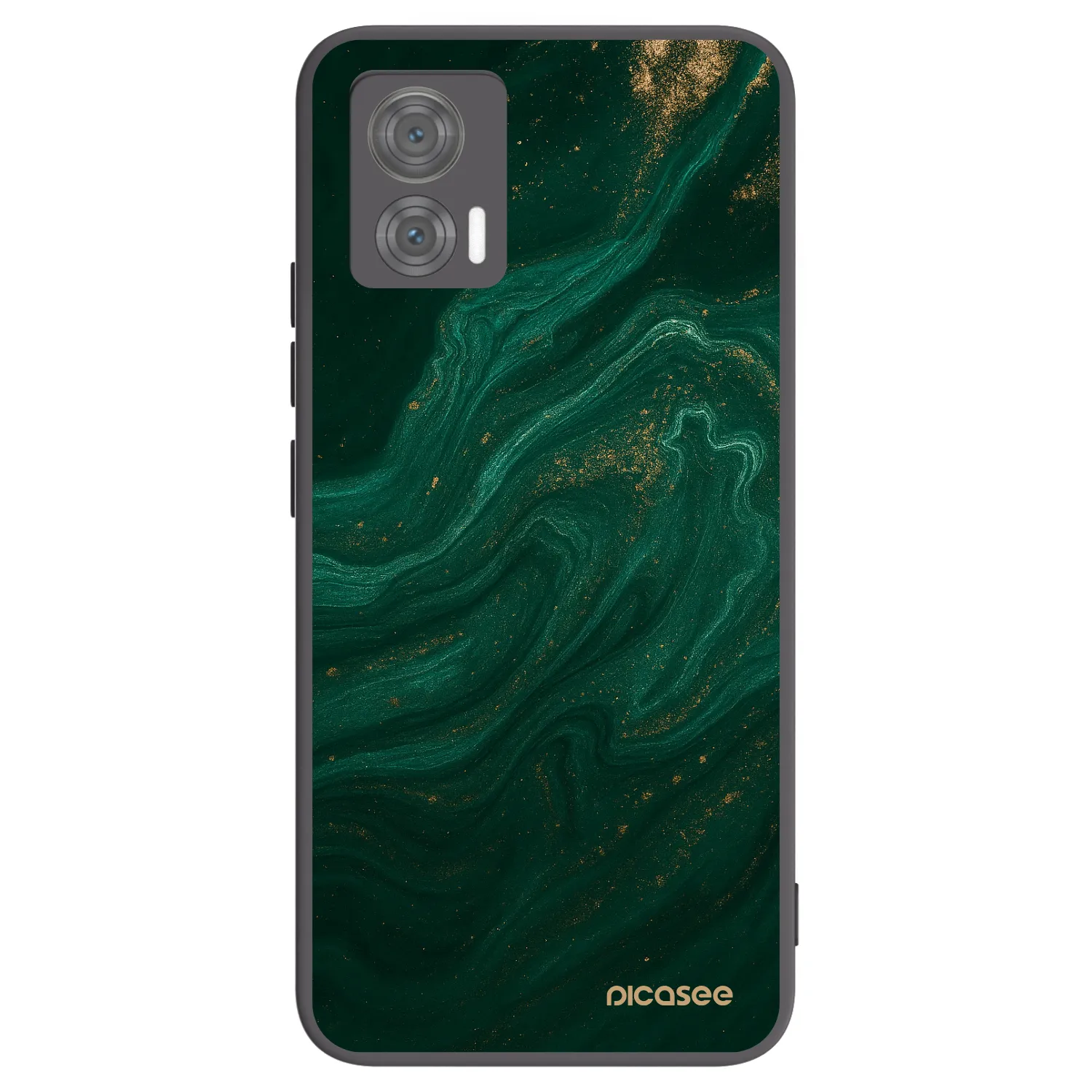 Picasee silikonski črni ovitek za Motorola Edge 30 Neo - Green