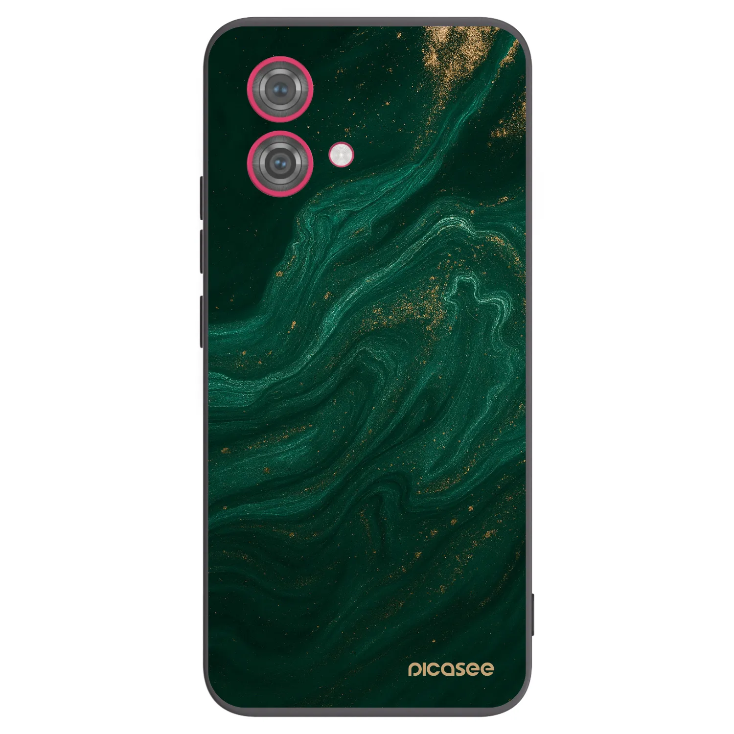 Picasee silikonski črni ovitek za Motorola Moto G84 5G - Green