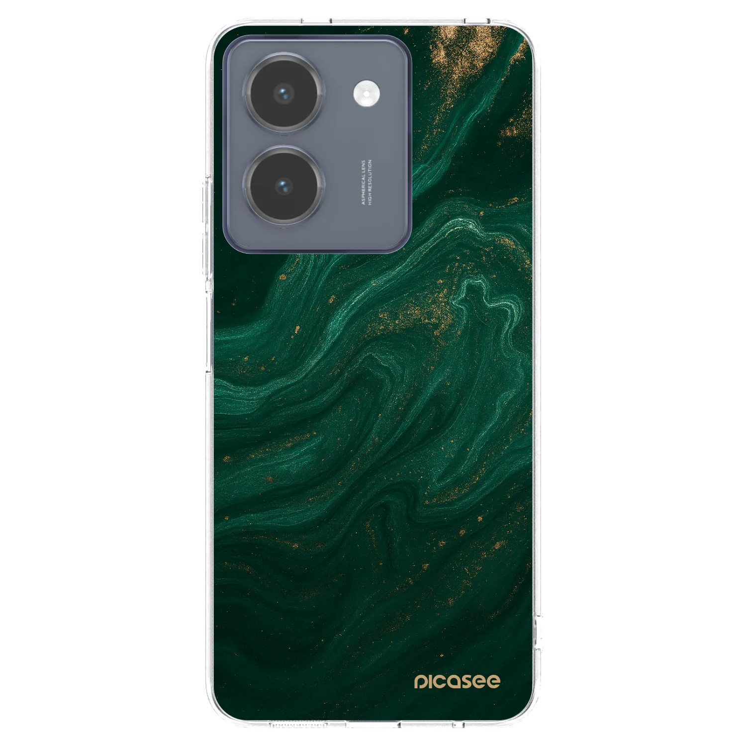 Picasee silikonski prozorni ovitek za Vivo Y36 4G - Green