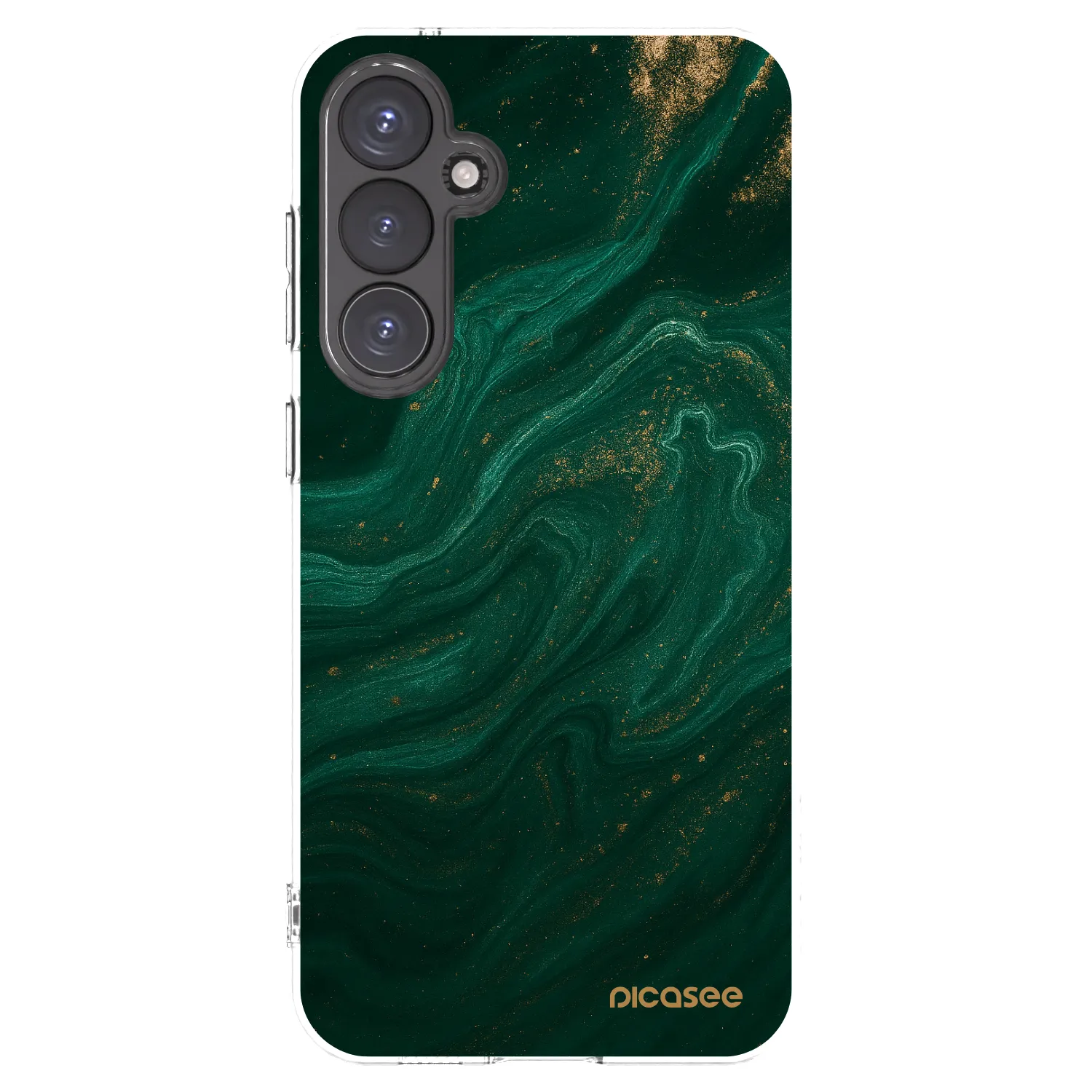 Picasee silikonski prozorni ovitek za Samsung Galaxy S23 FE S711B - Green
