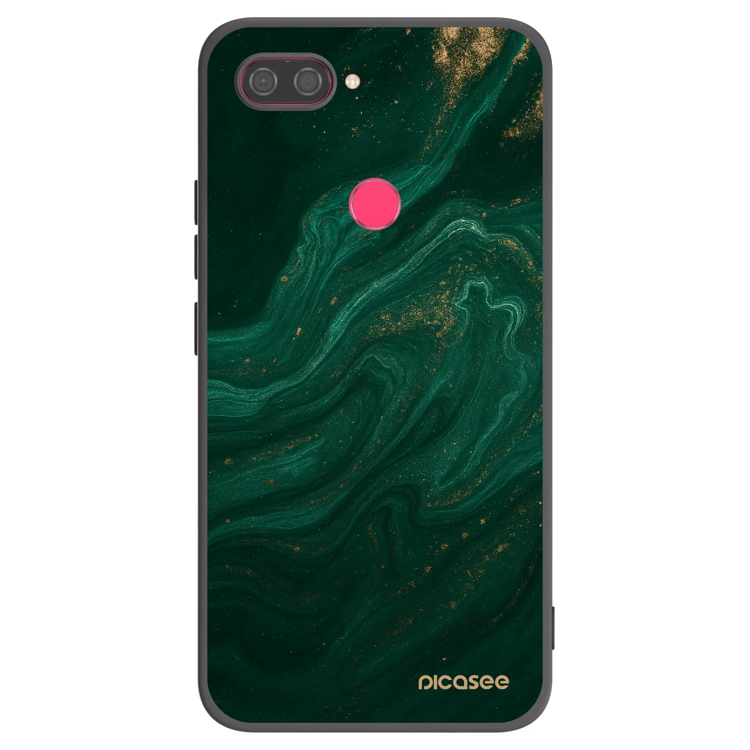 Picasee silikonski črni ovitek za Xiaomi Mi 8 Lite - Green