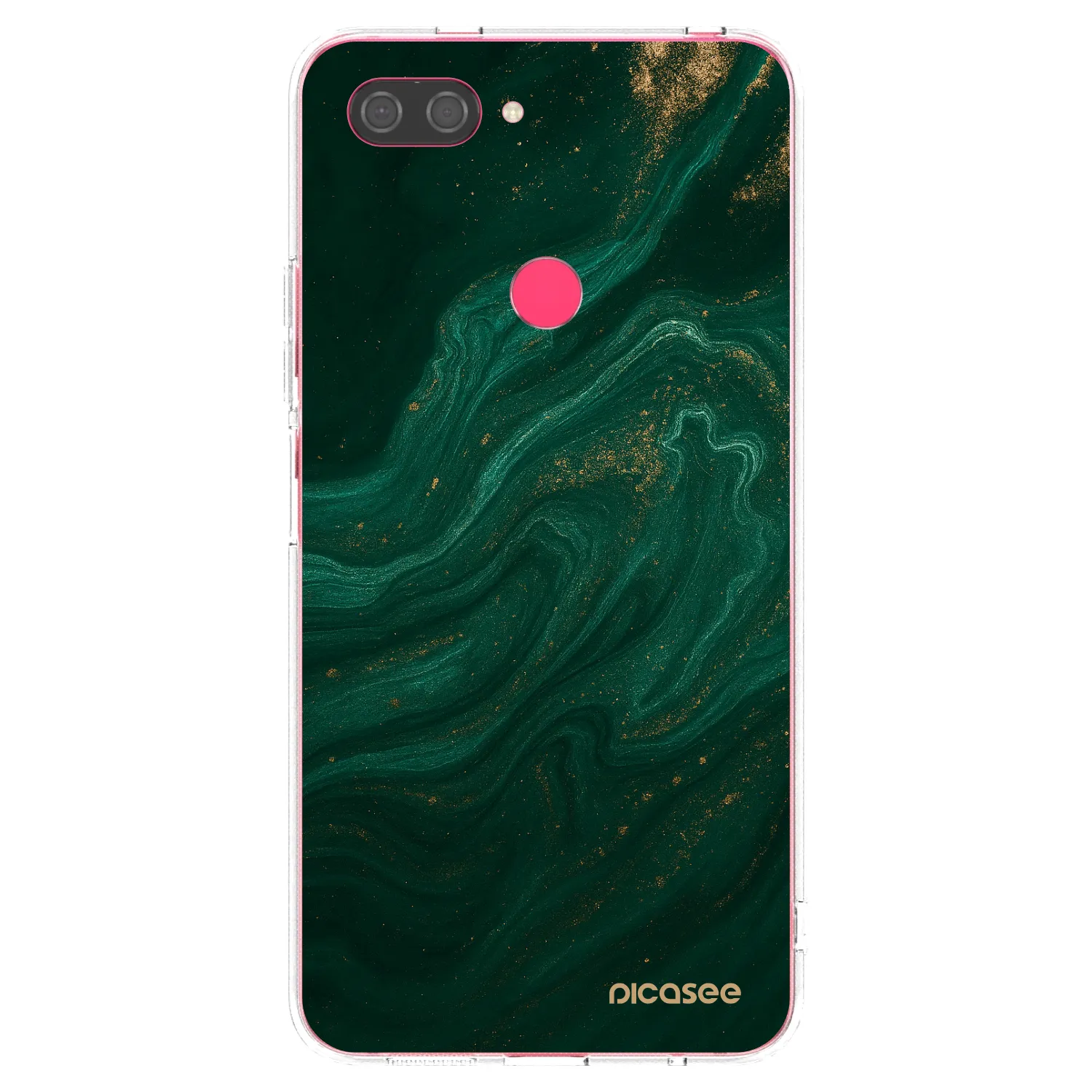 Picasee silikonski prozorni ovitek za Xiaomi Mi 8 Lite - Green