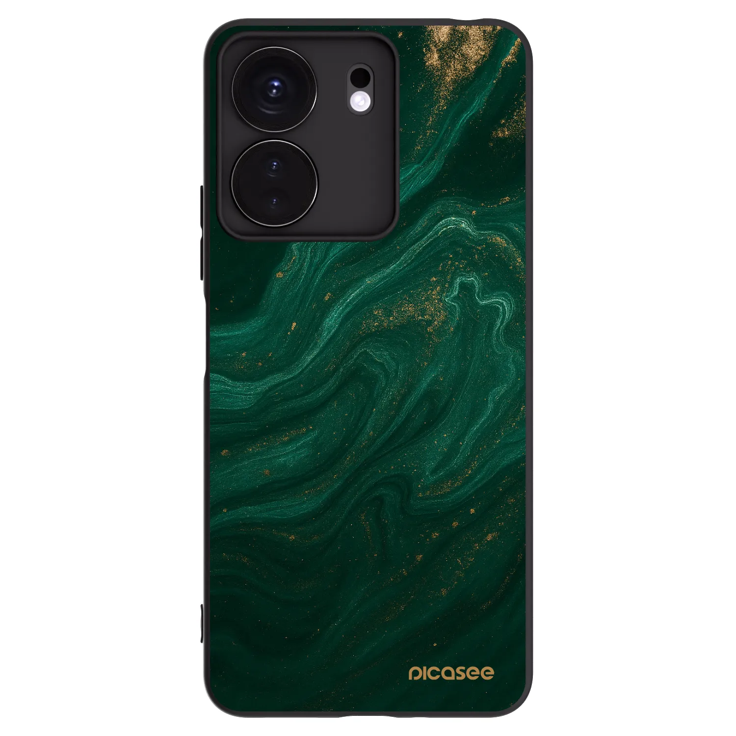 Picasee silikonski črni ovitek za Xiaomi Redmi 13C 4G - Green