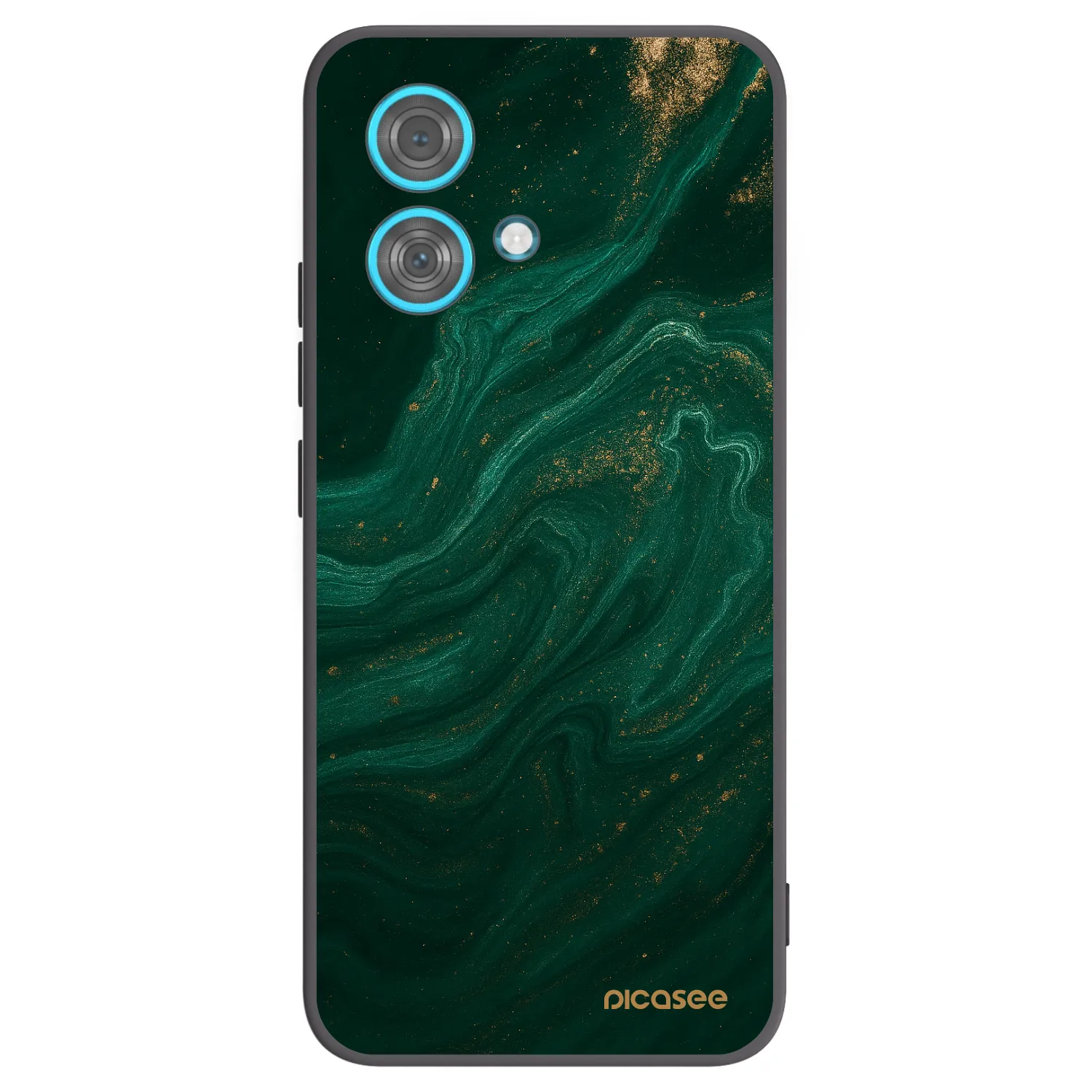 Picasee silikonski črni ovitek za Motorola Edge 40 Neo - Green
