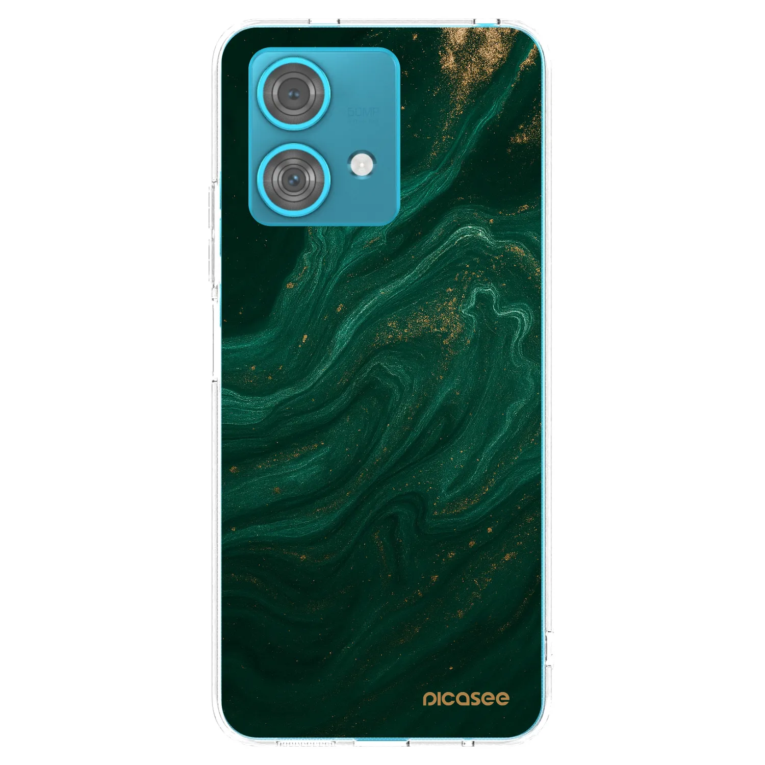 Picasee silikonski prozorni ovitek za Motorola Edge 40 Neo - Green