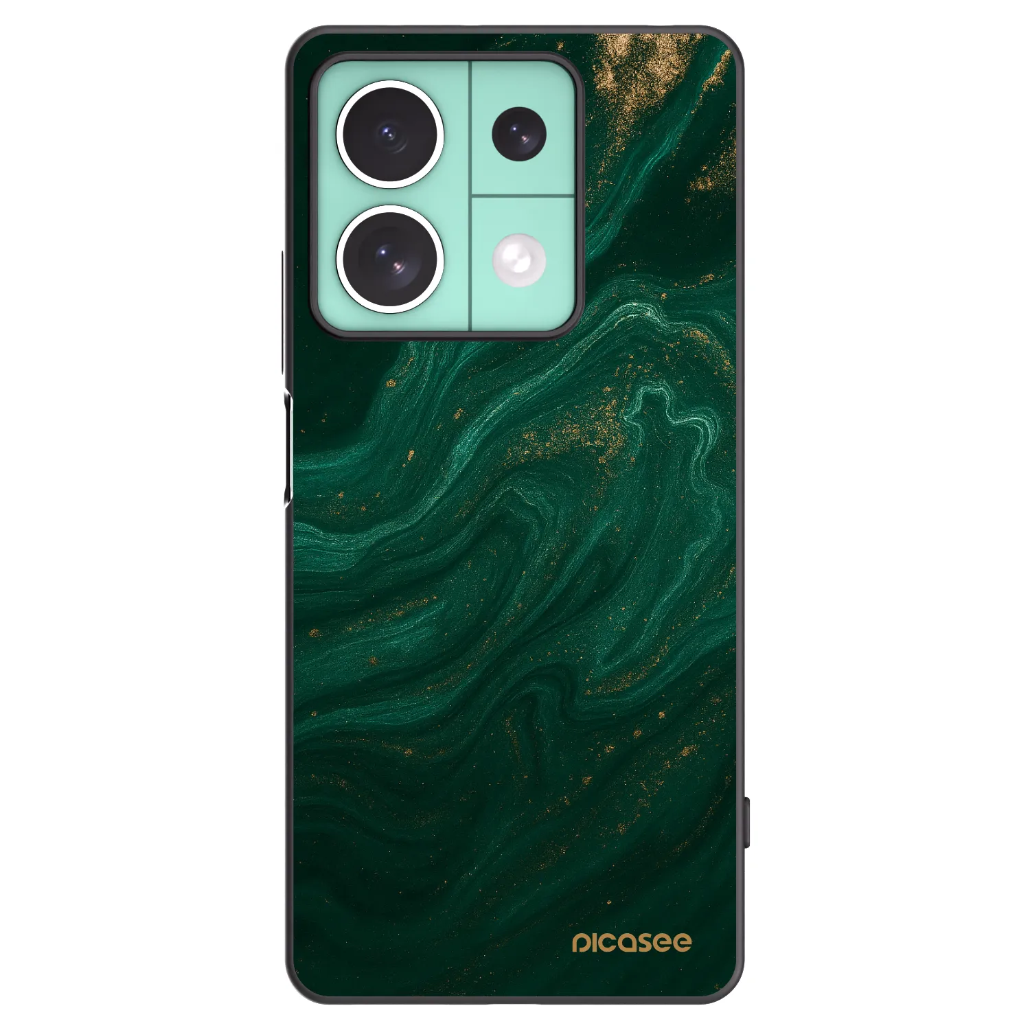 Picasee silikonski črni ovitek za Xiaomi Redmi Note 13 5G - Green