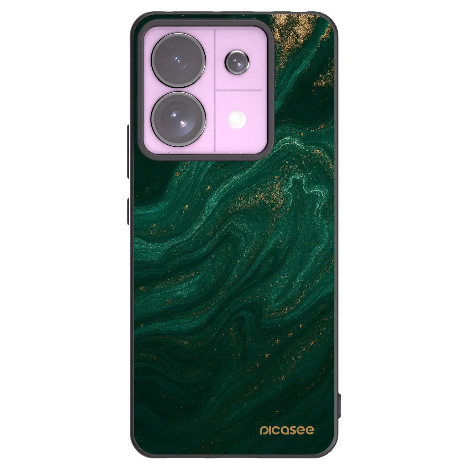 Picasee silikonski črni ovitek za Xiaomi Redmi Note 13 Pro 5G - Green