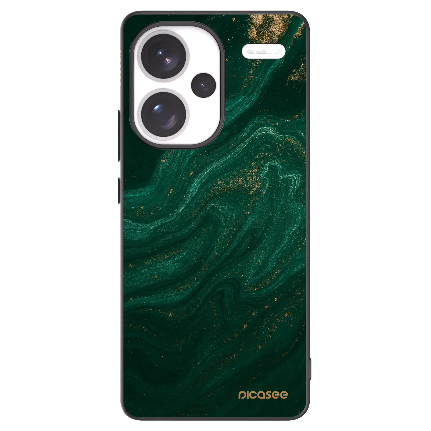 Picasee silikonski črni ovitek za Xiaomi Redmi Note 13 Pro+ 5G - Green