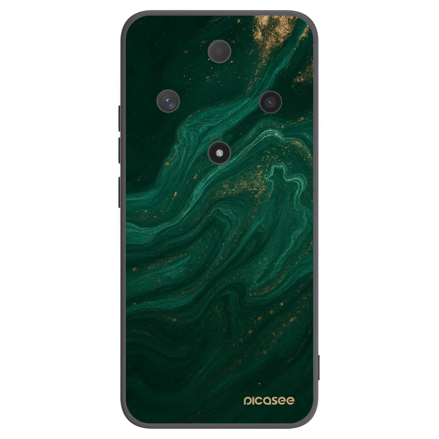 Picasee silikonski črni ovitek za Honor Magic6 Lite 5G - Green