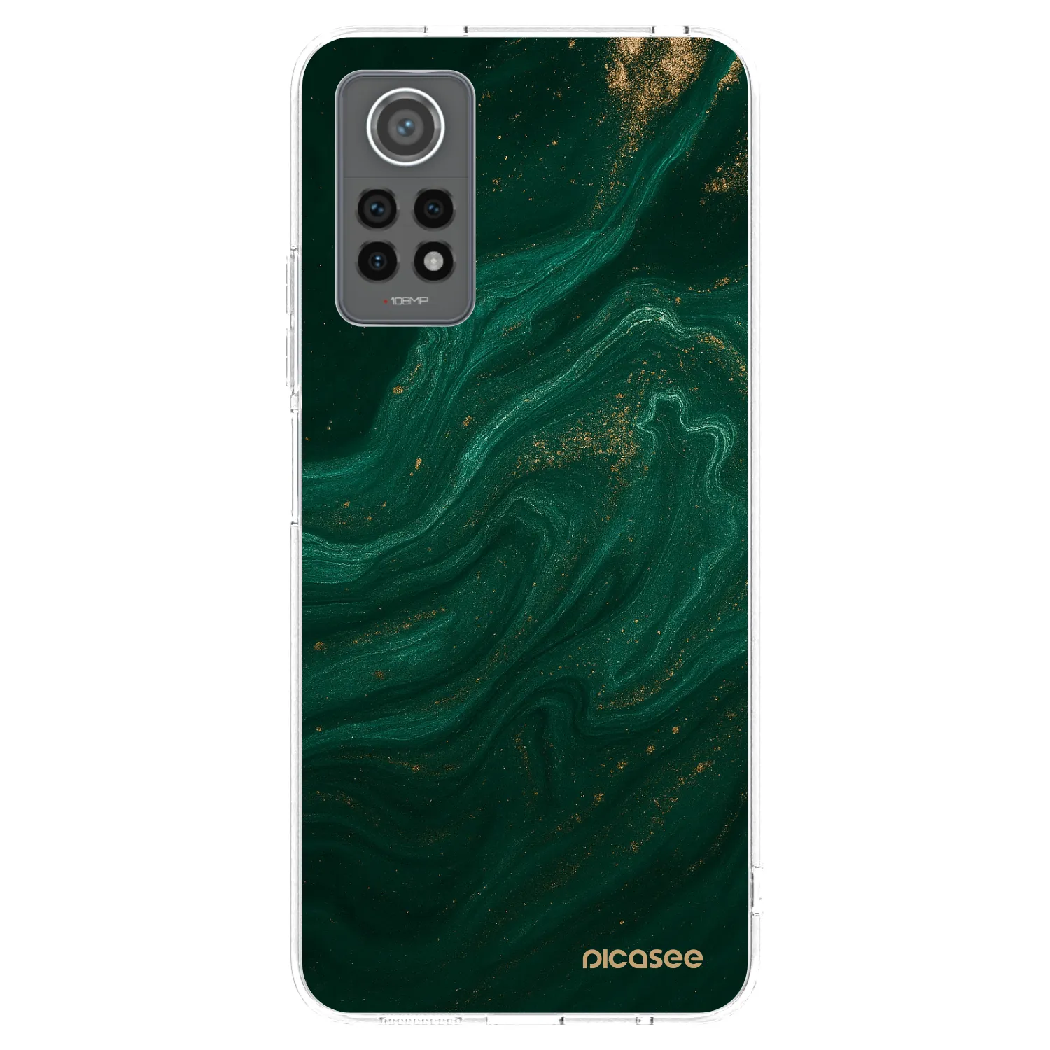 Picasee silikonski prozorni ovitek za Xiaomi Redmi Note 12 Pro 4G - Green