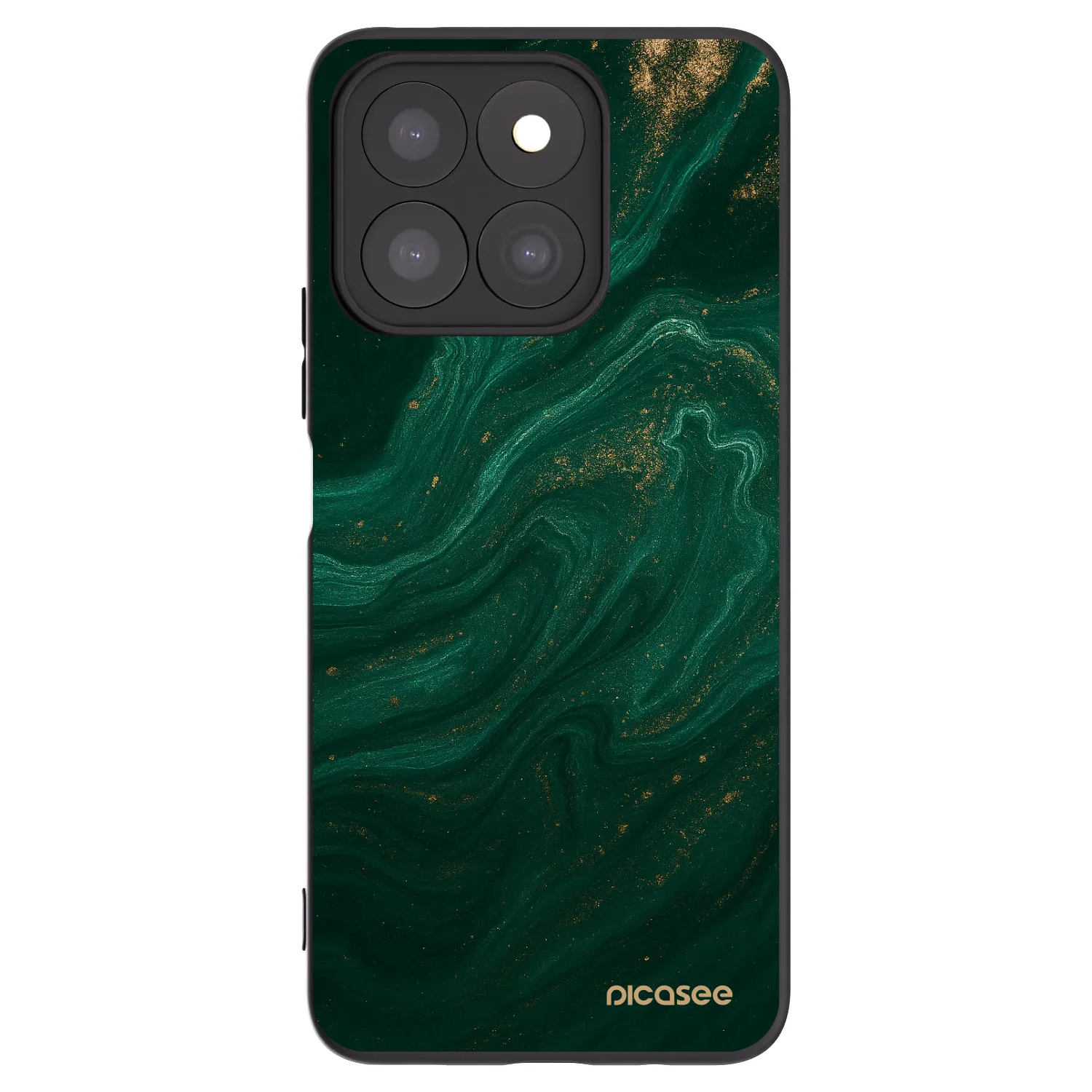 Picasee silikonski črni ovitek za Honor X8b - Green