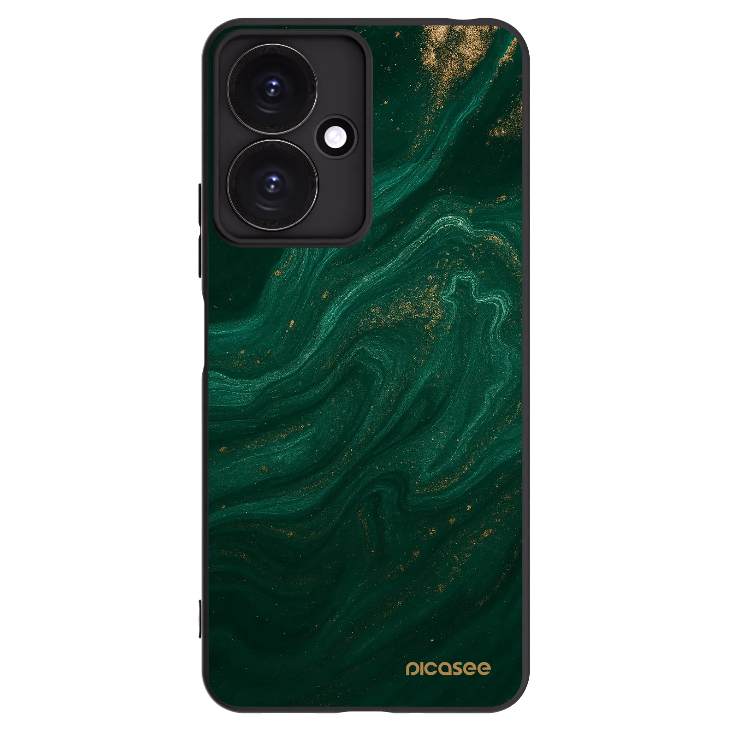 Picasee silikonski črni ovitek za Xiaomi Redmi 13C 5G - Green