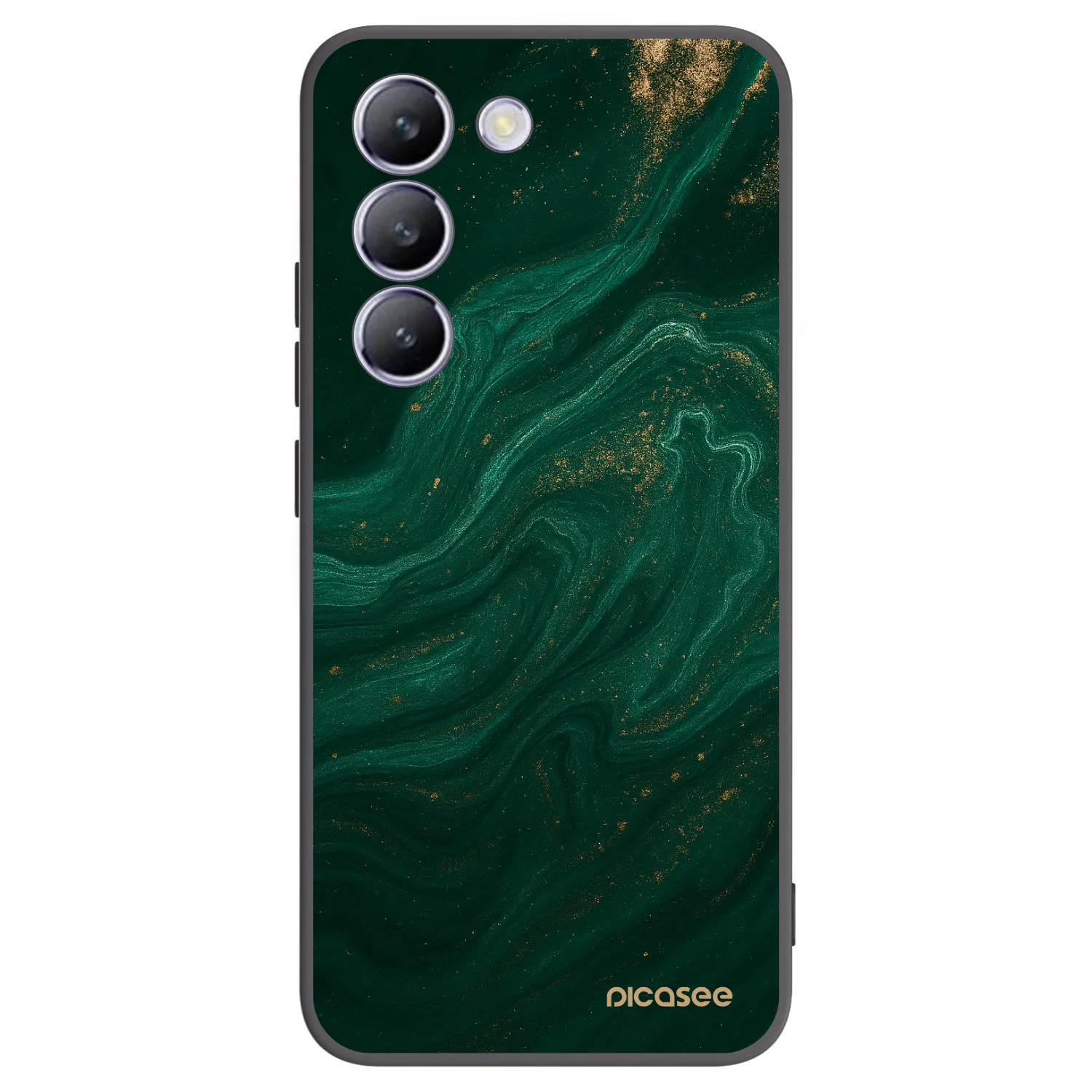 Picasee silikonski črni ovitek za Vivo V40 SE 5G - Green